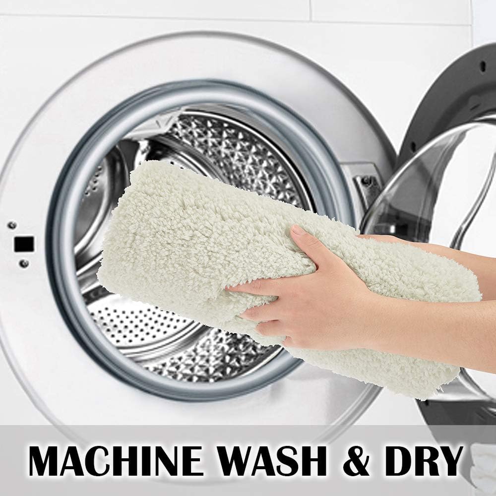 Soft Non-Slip Microfiber Bath Mat Water Absorbent Shaggy Rug for Bathroom - Picture 38 of 296