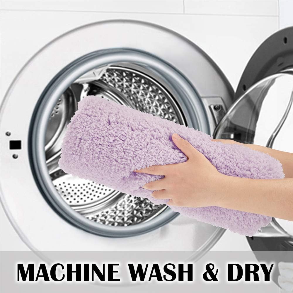 Soft Non-Slip Microfiber Bath Mat Water Absorbent Shaggy Rug for Bathroom - Picture 62 of 296