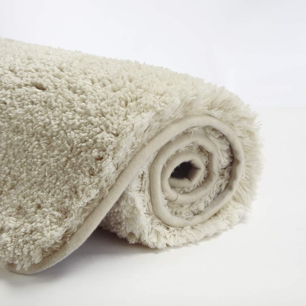 Soft Non-Slip Microfiber Bath Mat Water Absorbent Shaggy Rug for Bathroom - Picture 81 of 296