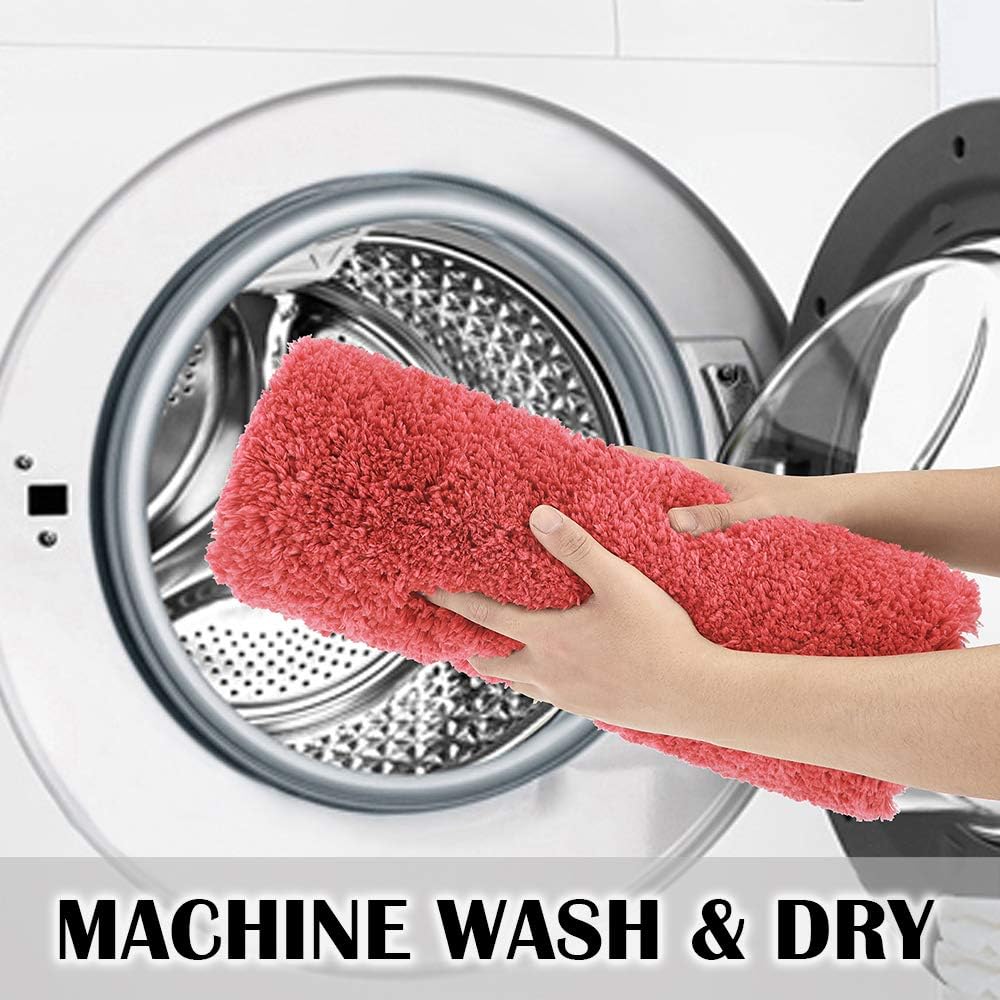 Soft Non-Slip Microfiber Bath Mat Water Absorbent Shaggy Rug for Bathroom - Picture 98 of 296