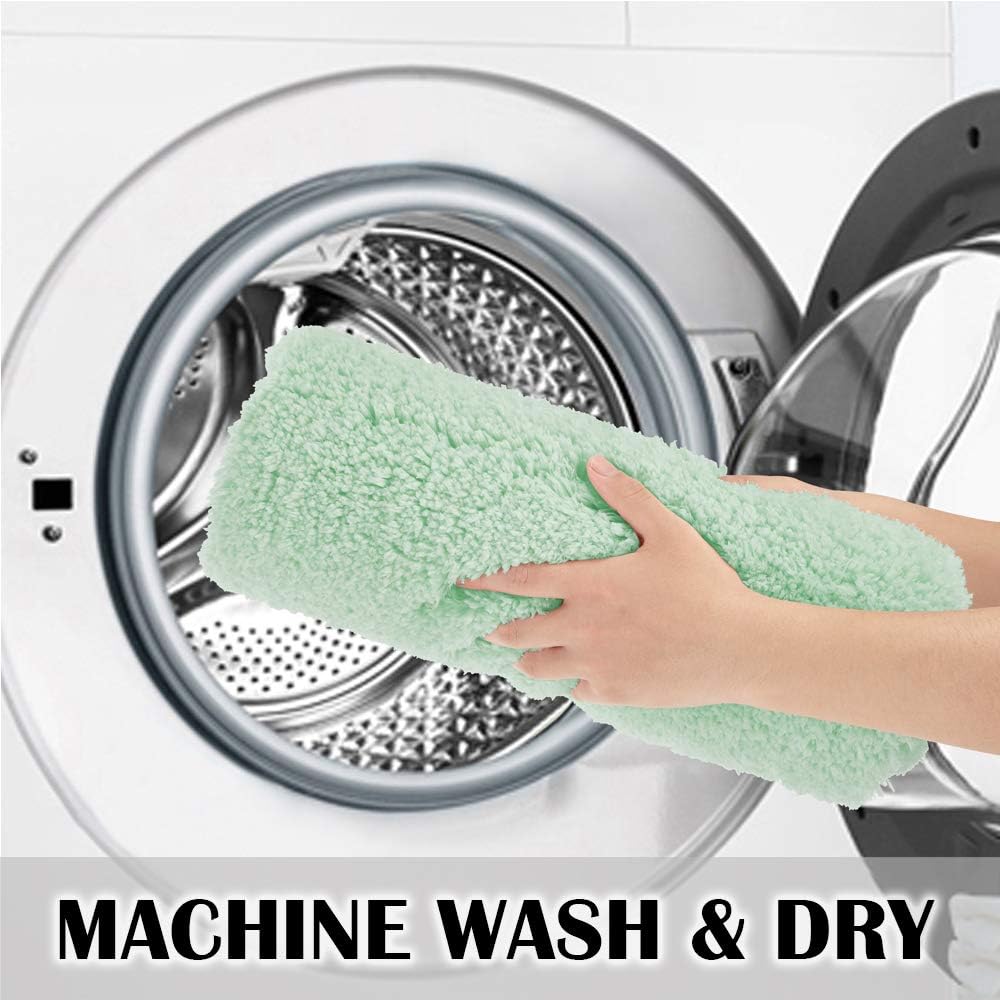 Soft Non-Slip Microfiber Bath Mat Water Absorbent Shaggy Rug for Bathroom - Picture 121 of 296