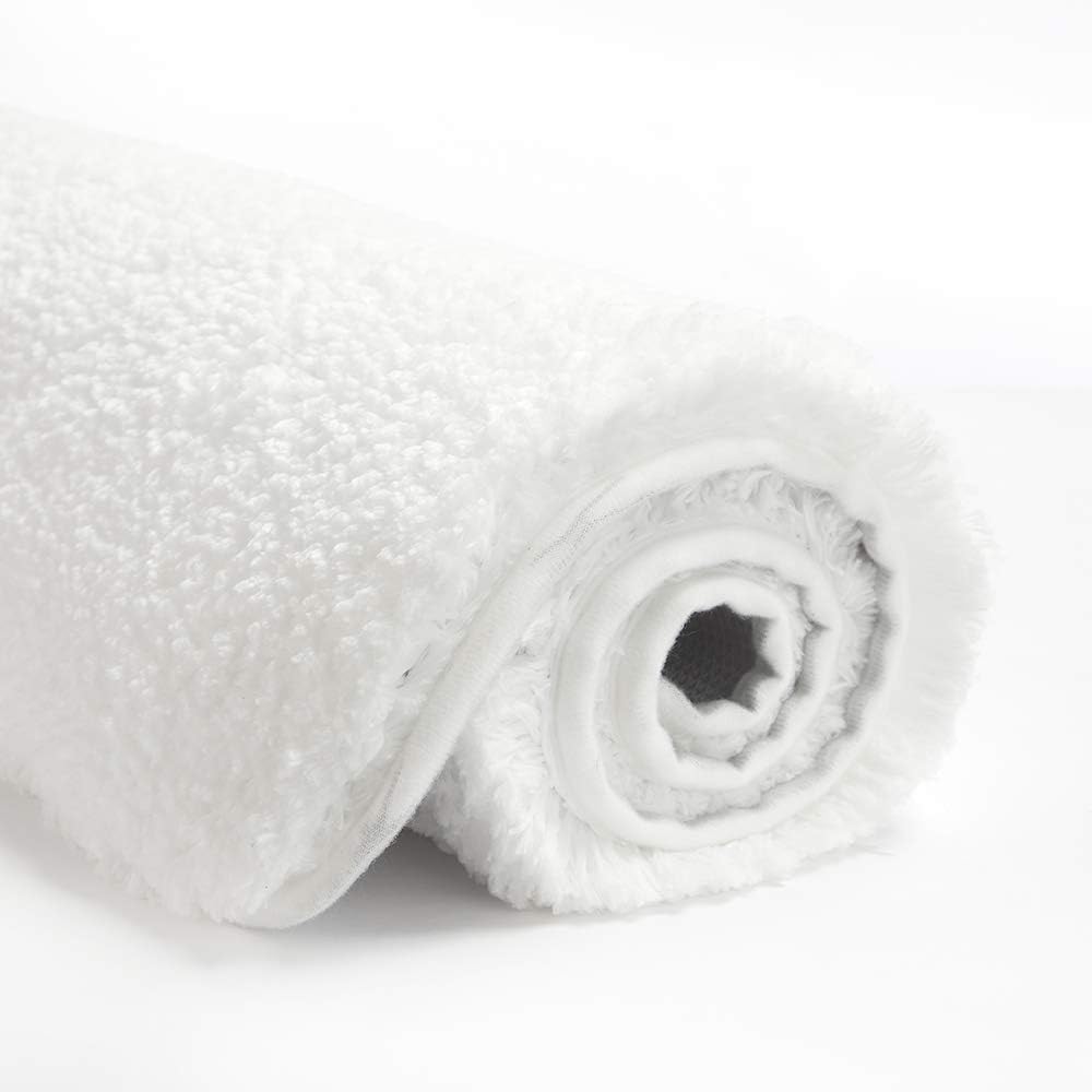 Soft Non-Slip Microfiber Bath Mat Water Absorbent Shaggy Rug for Bathroom - Picture 196 of 296