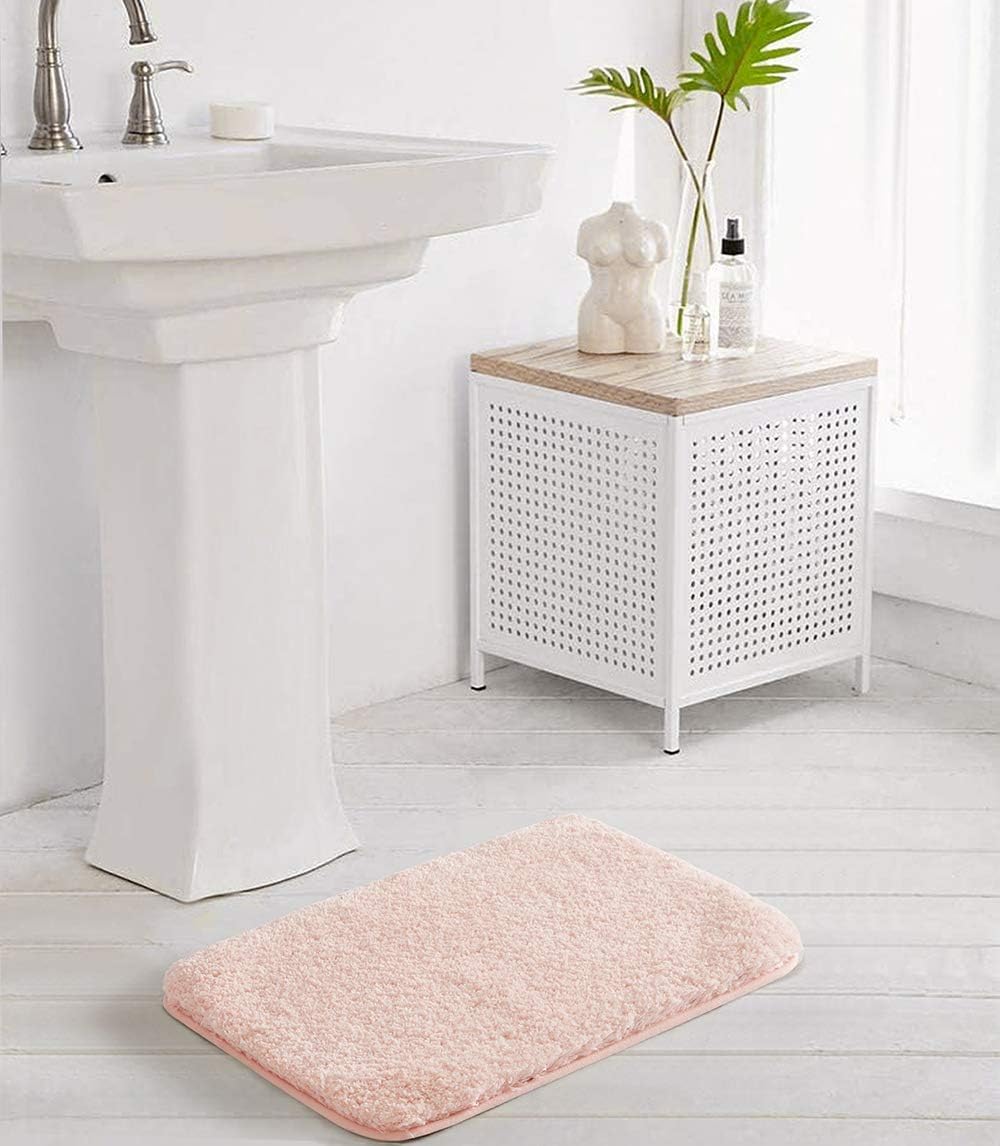 Soft Non-Slip Microfiber Bath Mat Water Absorbent Shaggy Rug for Bathroom - Picture 214 of 296