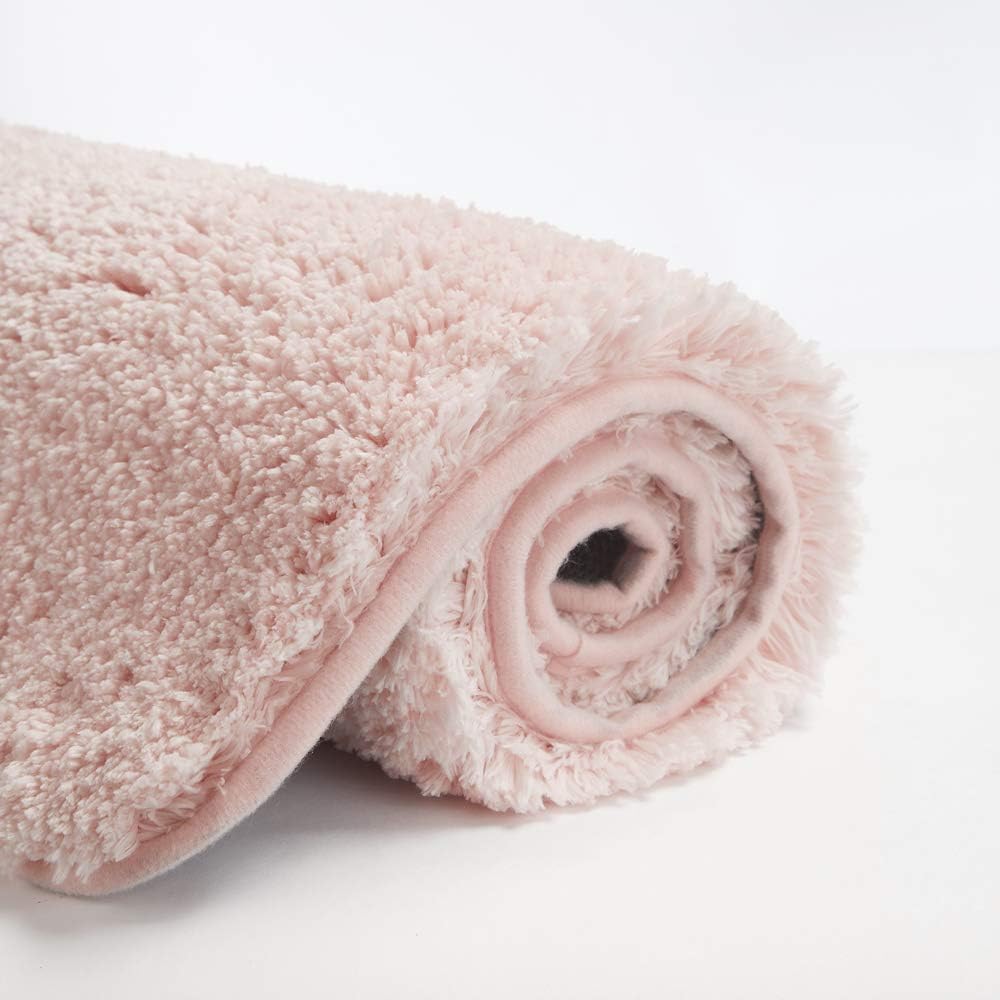 Soft Non-Slip Microfiber Bath Mat Water Absorbent Shaggy Rug for Bathroom - Picture 261 of 296
