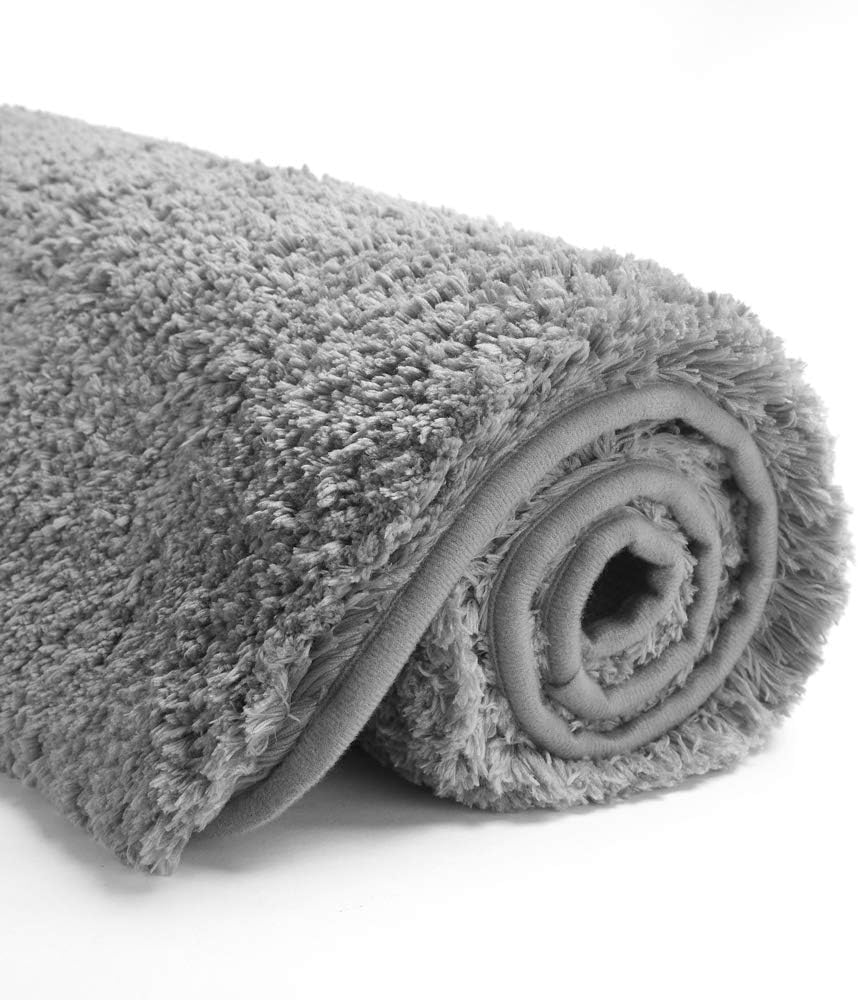 Soft Non-Slip Microfiber Bath Mat Water Absorbent Shaggy Rug for Bathroom - Picture 273 of 296
