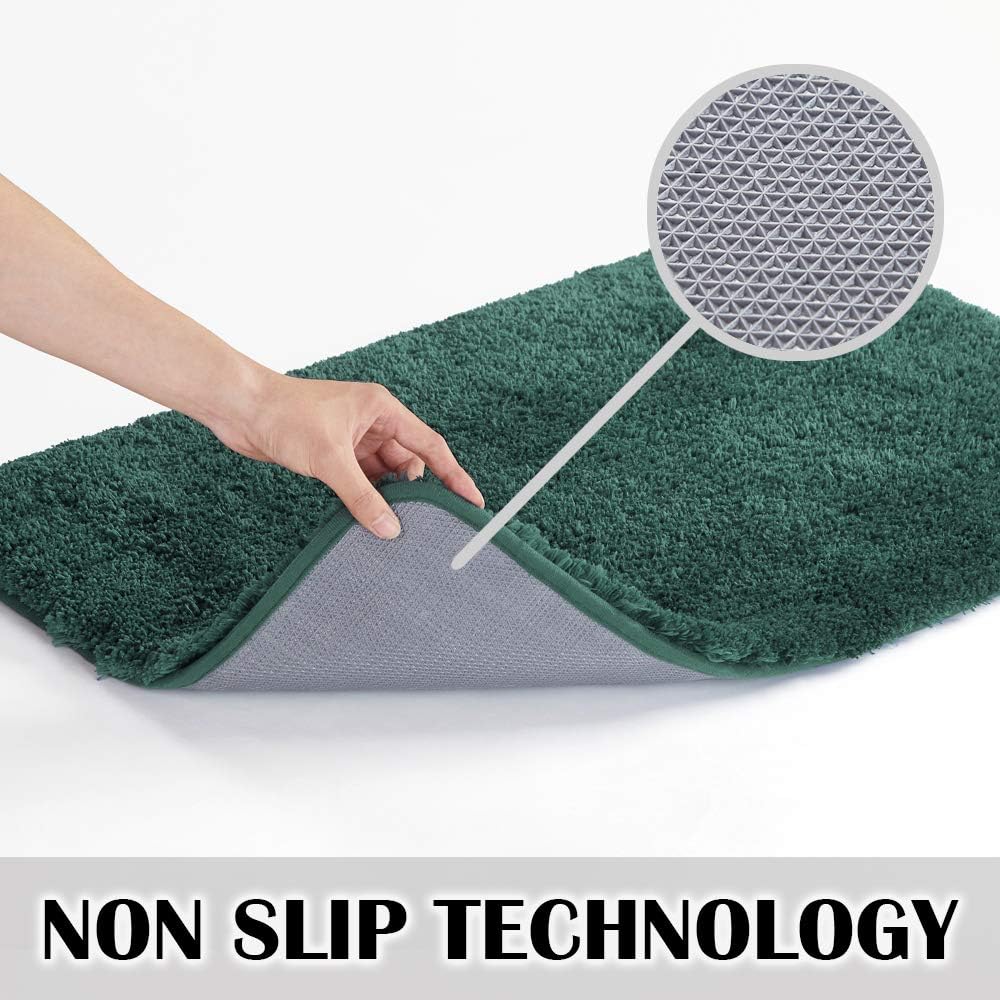 Soft Non-Slip Microfiber Bath Mat Water Absorbent Shaggy Rug for Bathroom - Picture 287 of 296