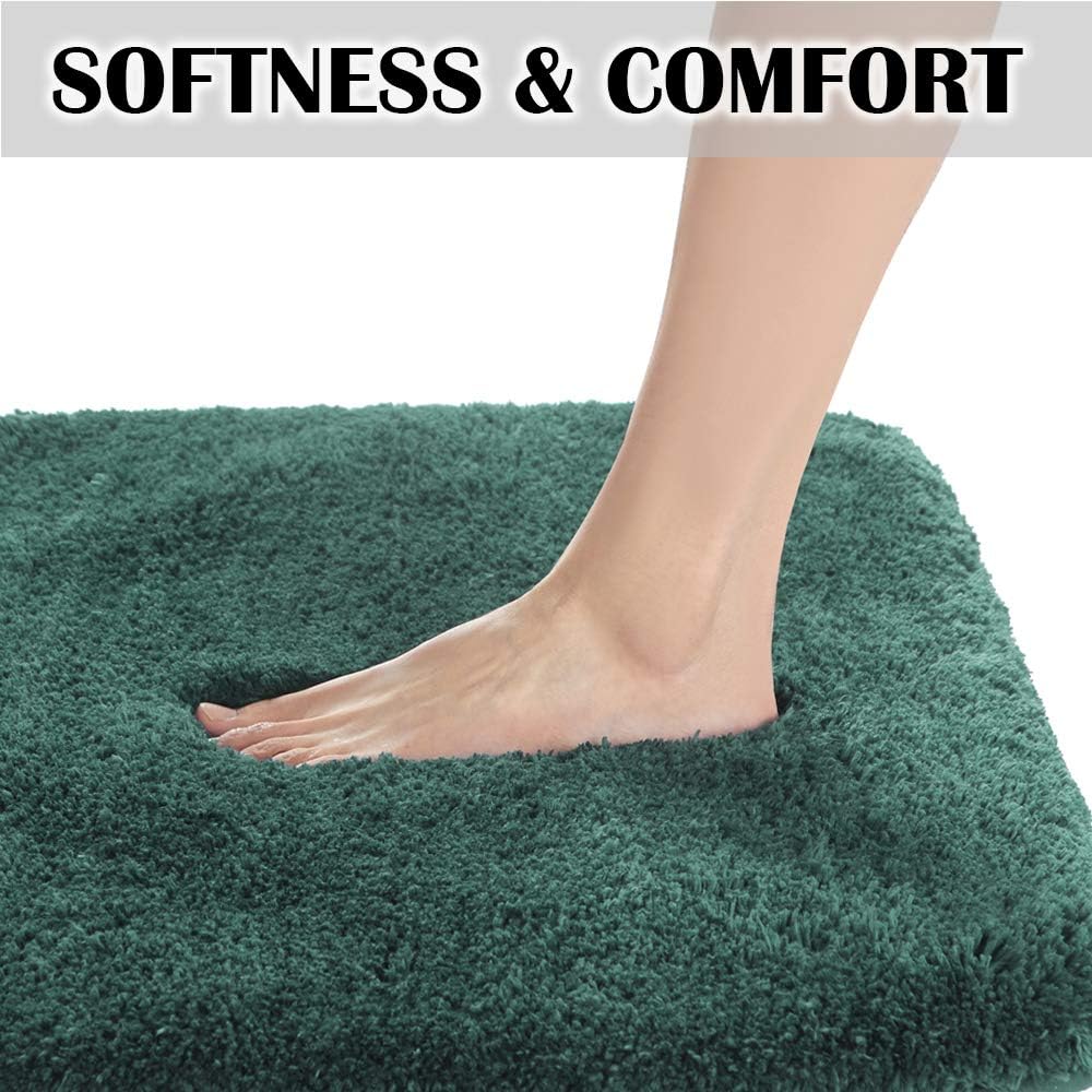 Soft Non-Slip Microfiber Bath Mat Water Absorbent Shaggy Rug for Bathroom - Picture 288 of 296