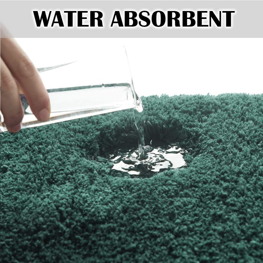 Soft Non-Slip Microfiber Bath Mat Water Absorbent Shaggy Rug for Bathroom - Picture 289 of 296
