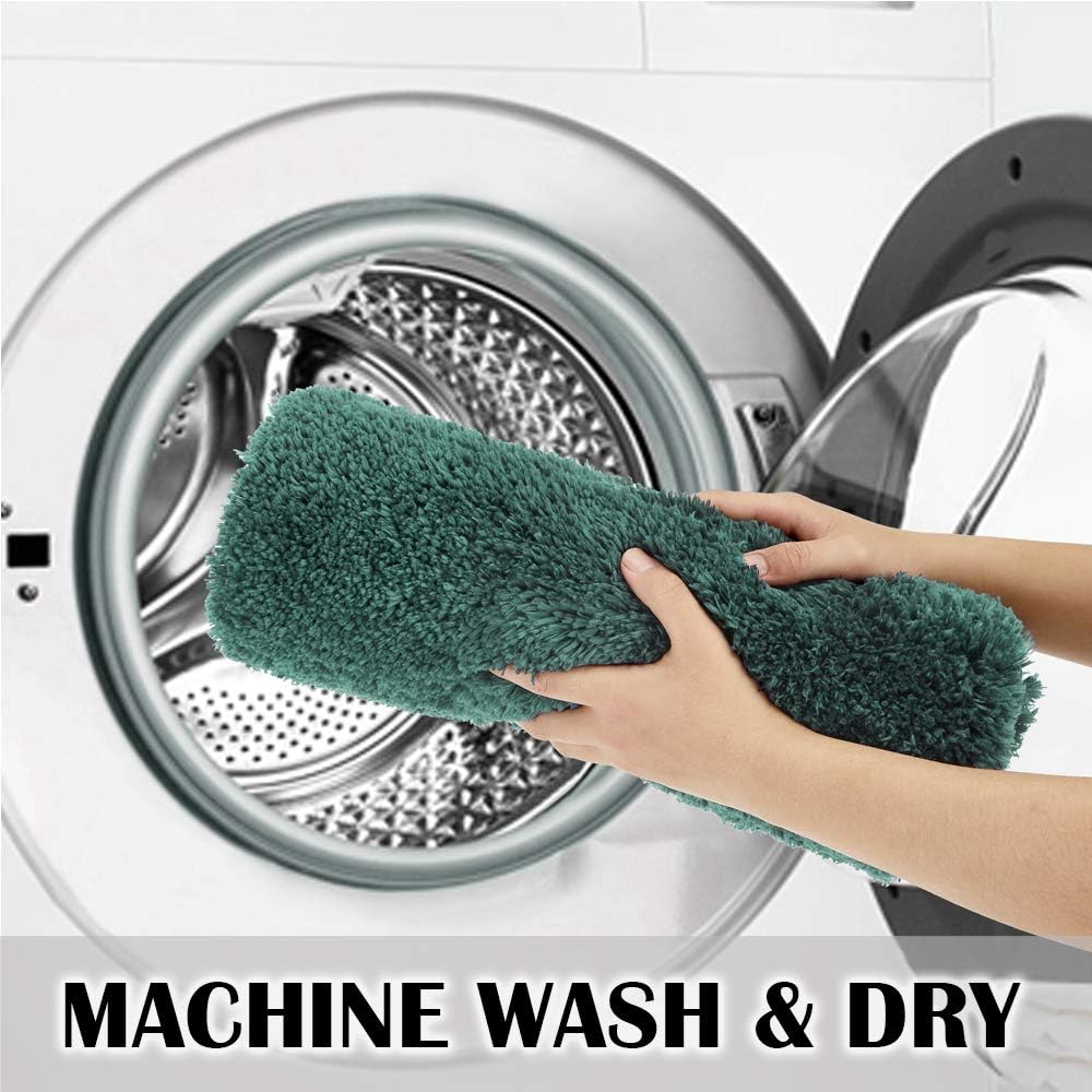 Soft Non-Slip Microfiber Bath Mat Water Absorbent Shaggy Rug for Bathroom - Picture 290 of 296