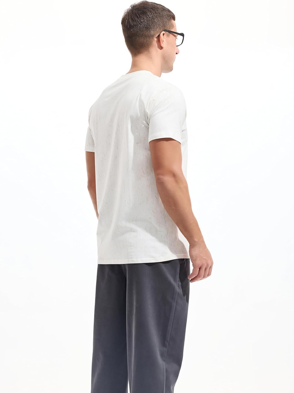 Men's T-Shirts Premium Cotton Crew Neck Tees Soft Washable Casual T-Shirt - Picture 59 of 72