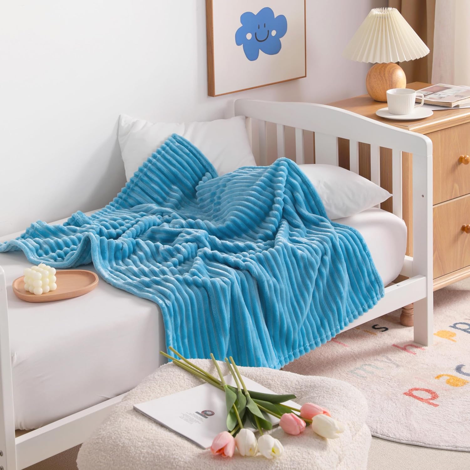 Soft Plush Flannel Baby Blanket, Warm Toddler Blanket for Crib & Stroller - Picture 35 of 238