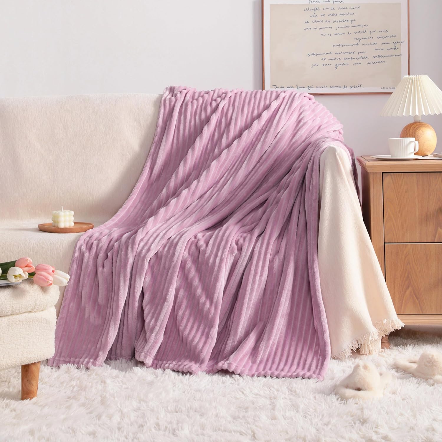 Soft Plush Flannel Baby Blanket, Warm Toddler Blanket for Crib & Stroller - Picture 44 of 238