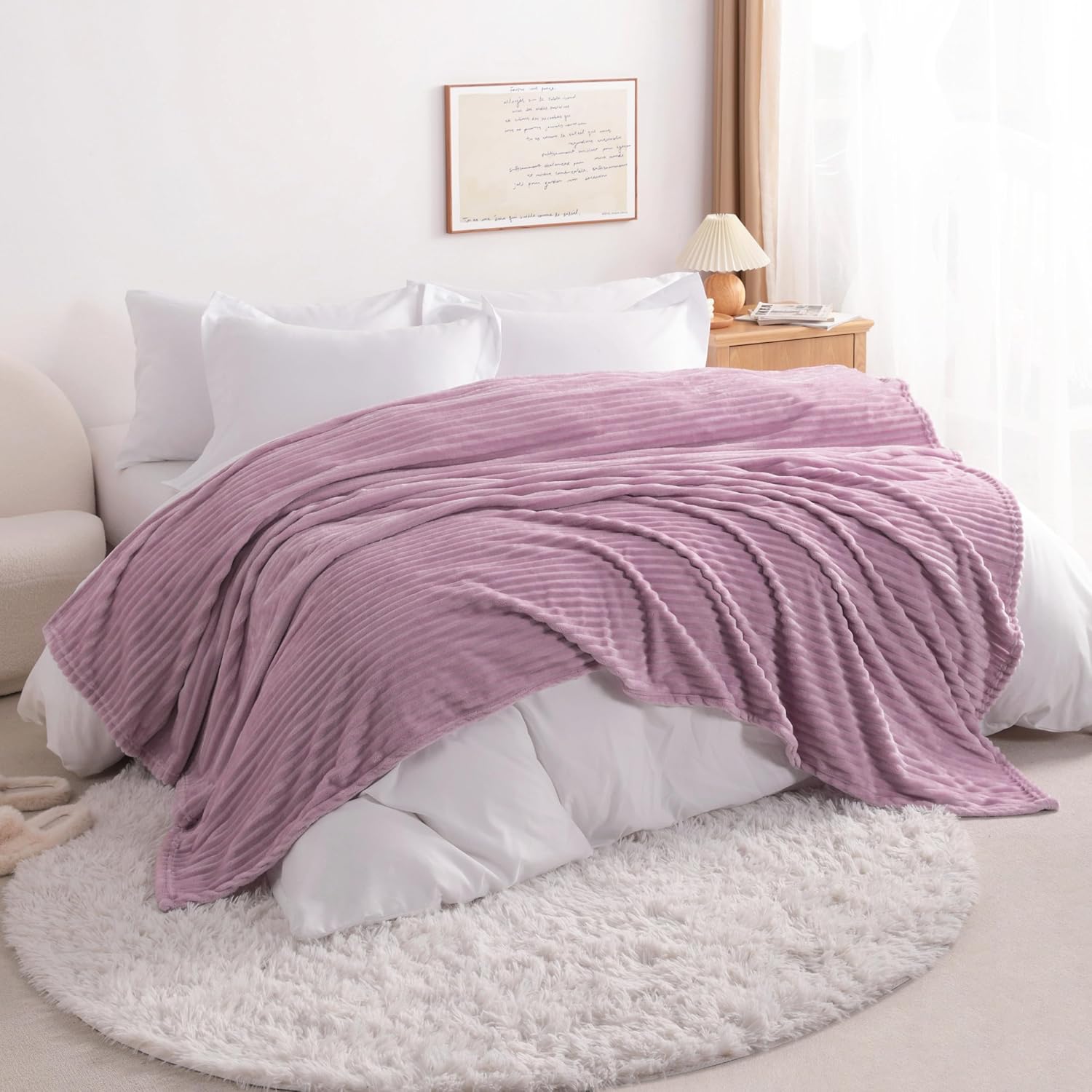 Soft Plush Flannel Baby Blanket, Warm Toddler Blanket for Crib & Stroller - Picture 45 of 238