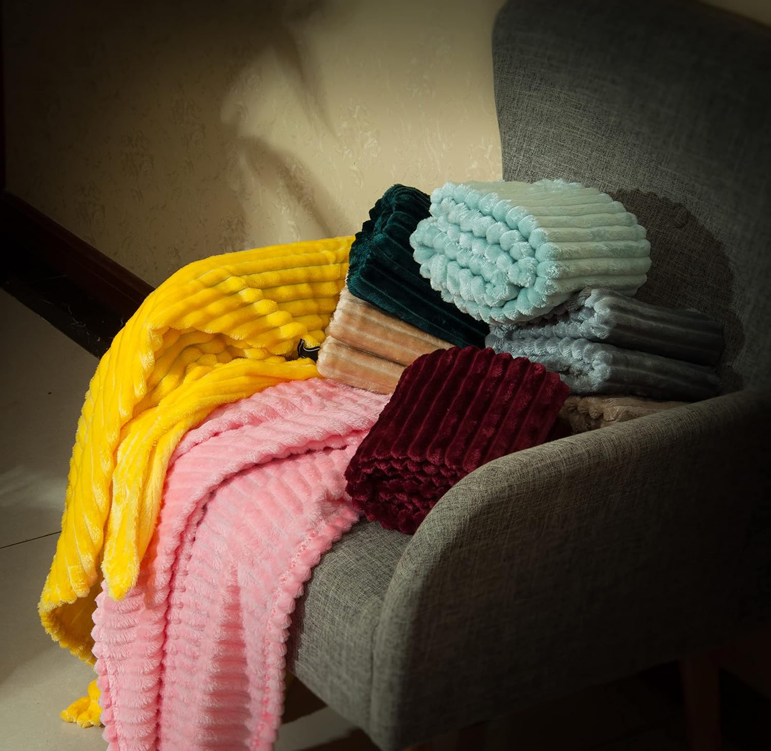 Soft Plush Flannel Baby Blanket, Warm Toddler Blanket for Crib & Stroller - Picture 62 of 238