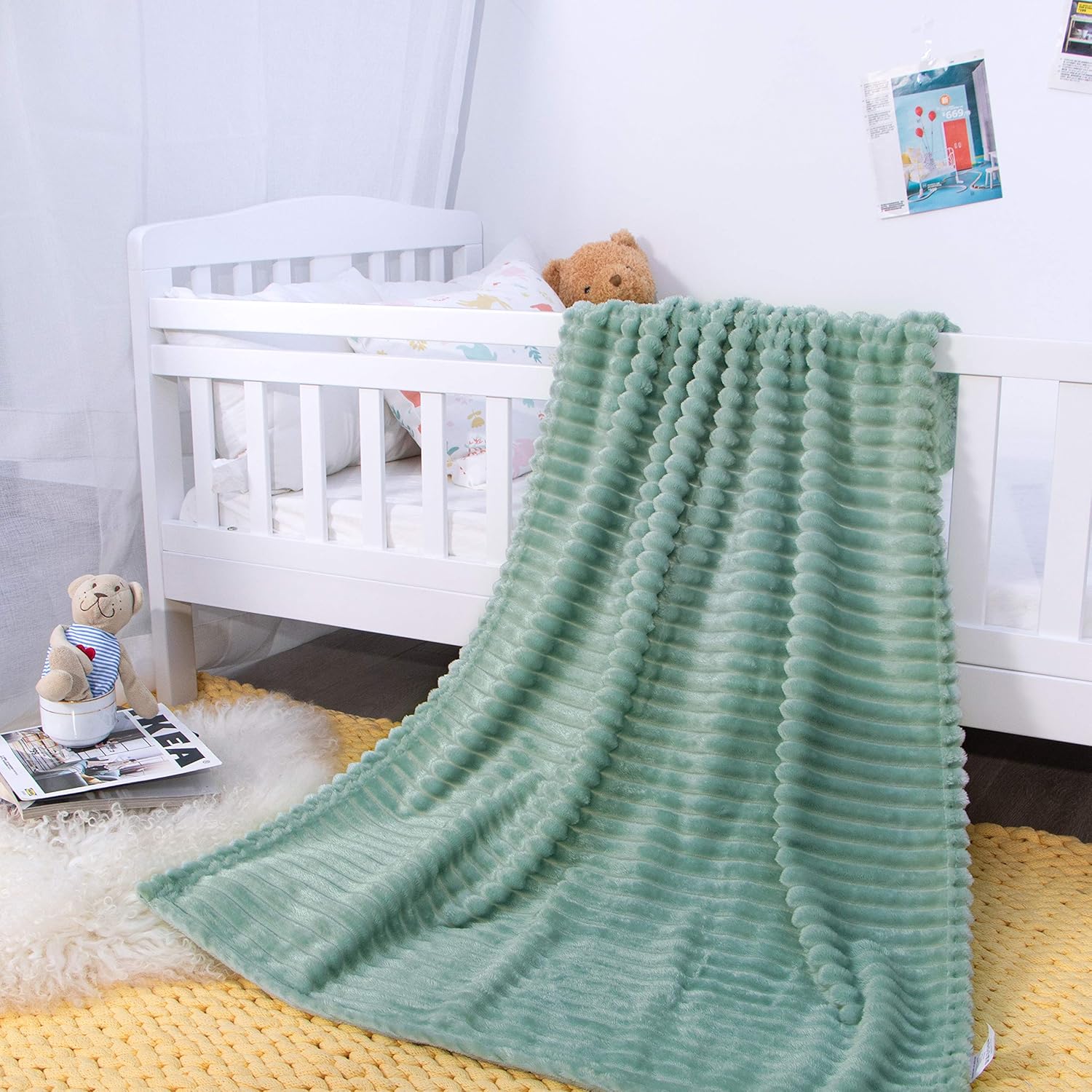 Soft Plush Flannel Baby Blanket, Warm Toddler Blanket for Crib & Stroller - Picture 63 of 238