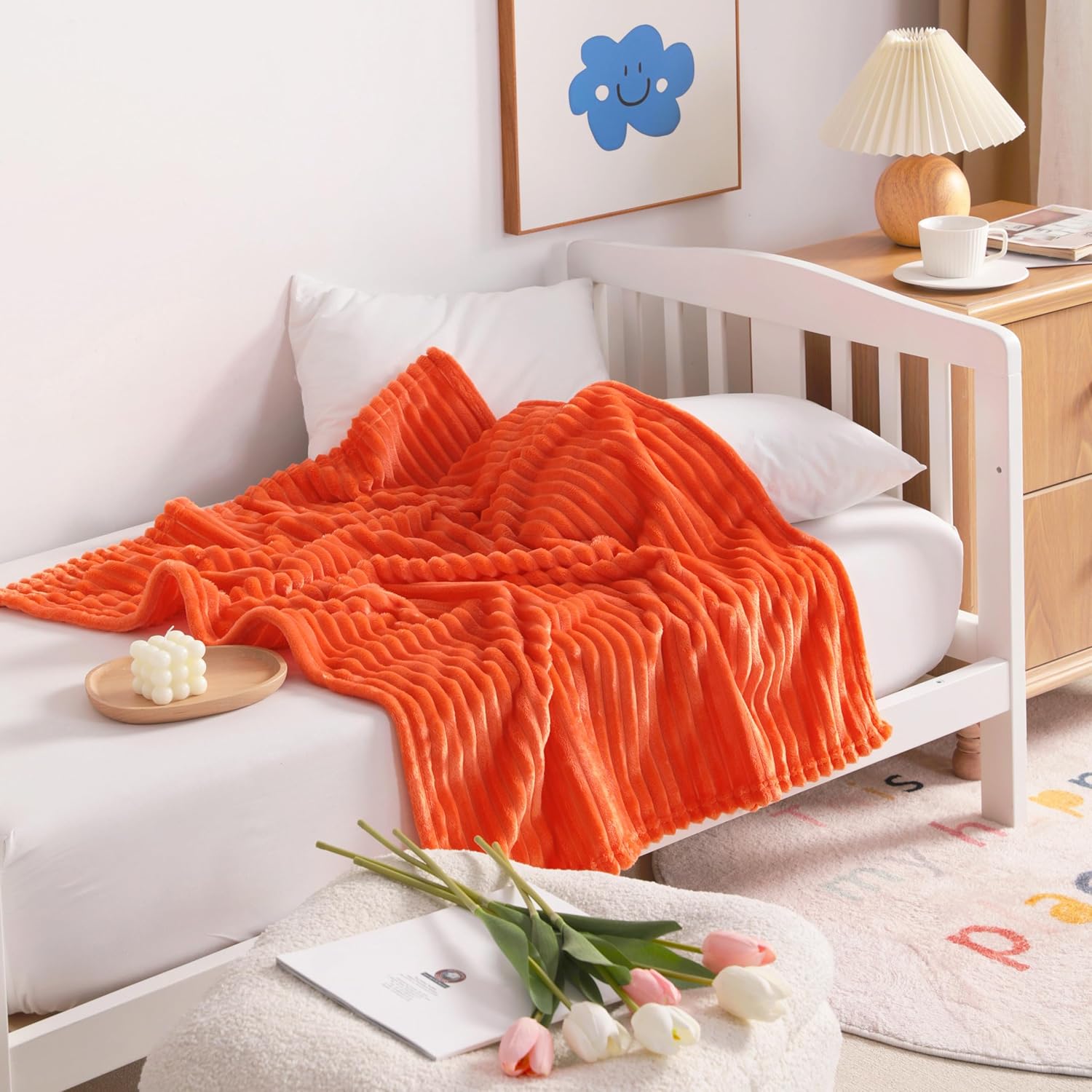 Soft Plush Flannel Baby Blanket, Warm Toddler Blanket for Crib & Stroller - Picture 82 of 238