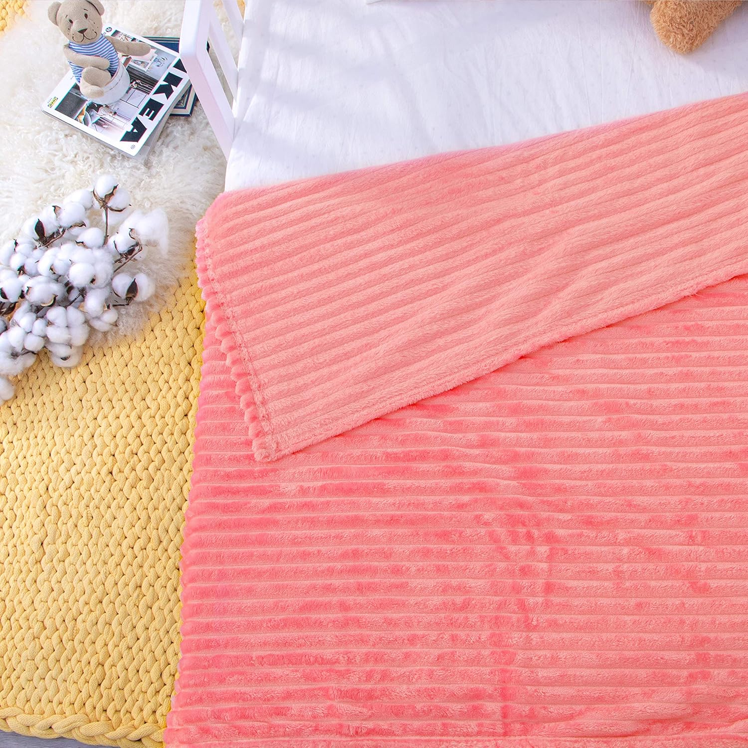 Soft Plush Flannel Baby Blanket, Warm Toddler Blanket for Crib & Stroller - Picture 88 of 238