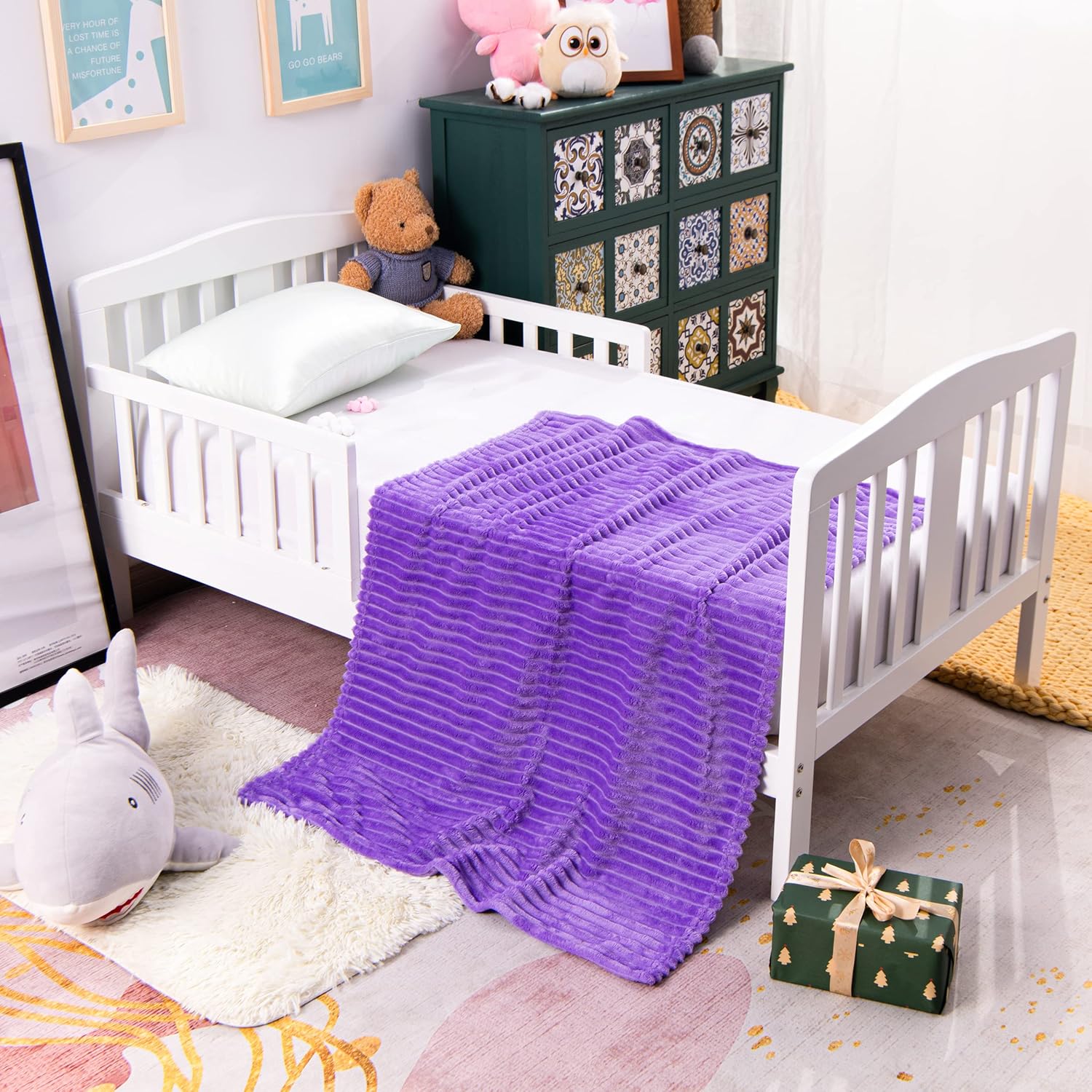 Soft Plush Flannel Baby Blanket, Warm Toddler Blanket for Crib & Stroller - Picture 106 of 238