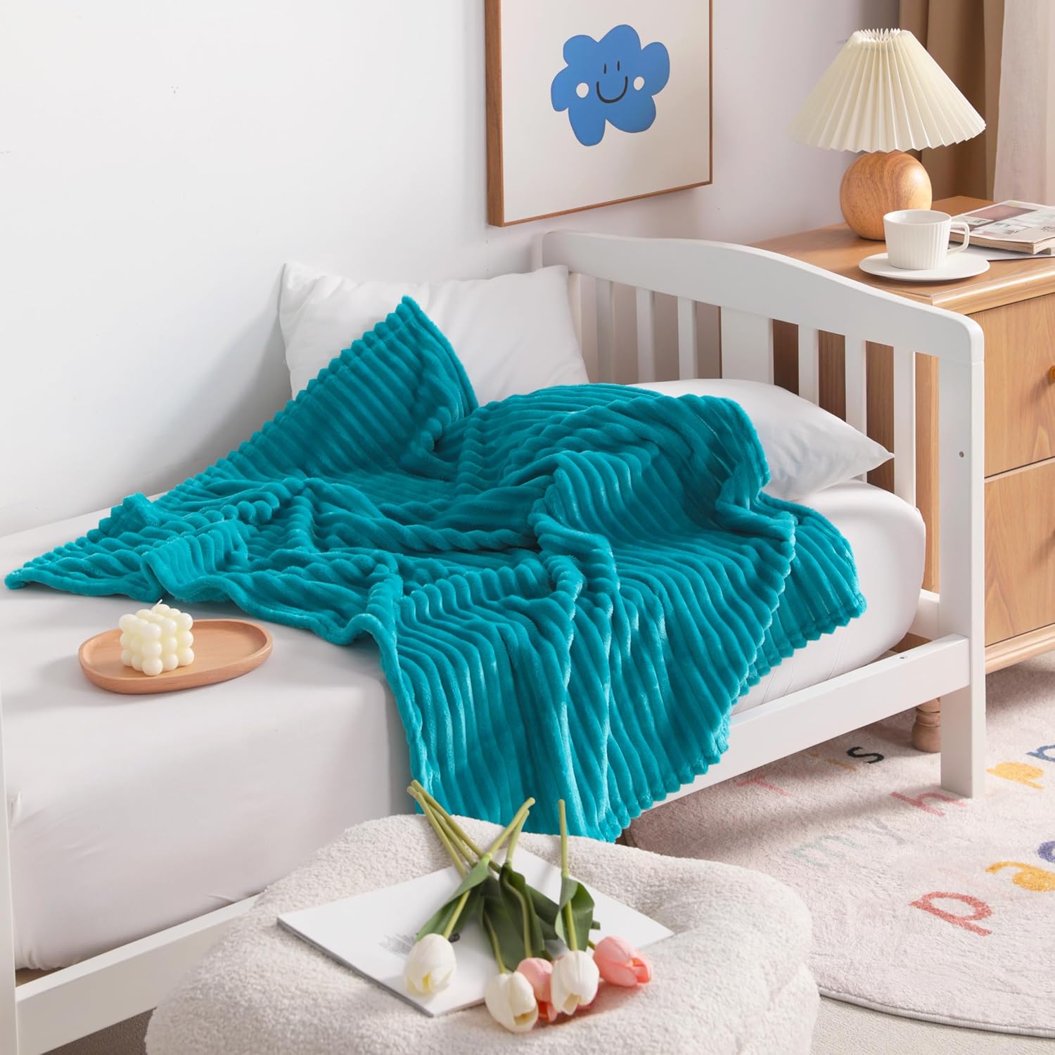 Soft Plush Flannel Baby Blanket, Warm Toddler Blanket for Crib & Stroller - Picture 115 of 238