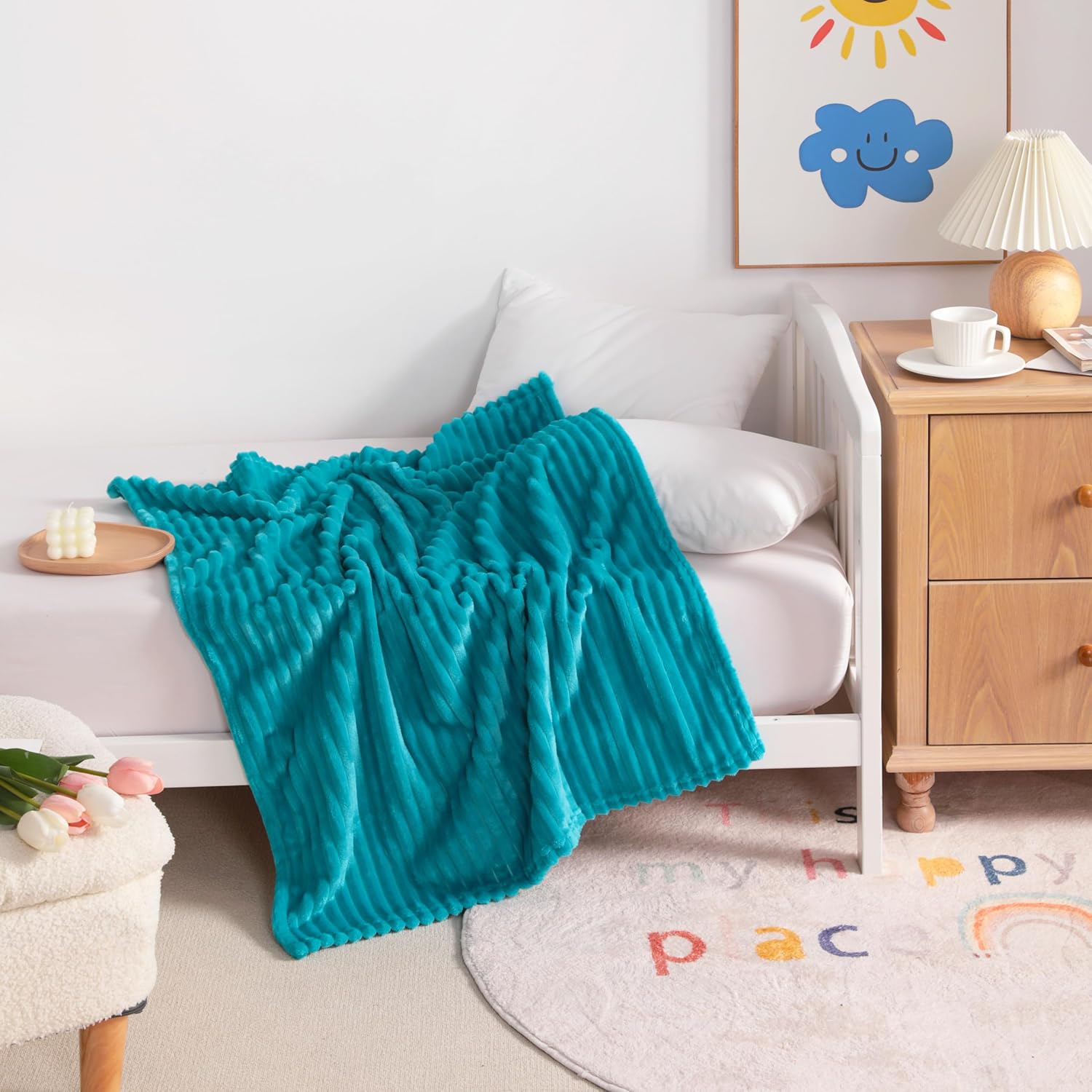 Soft Plush Flannel Baby Blanket, Warm Toddler Blanket for Crib & Stroller - Picture 116 of 238