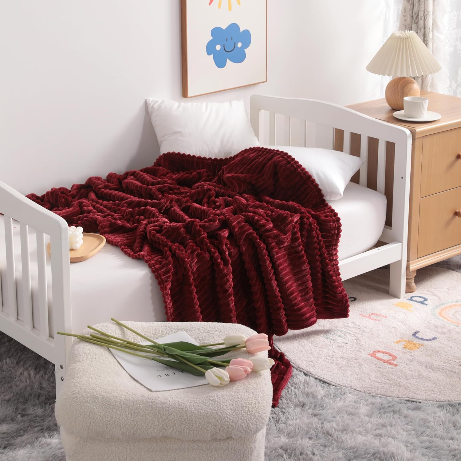 Soft Plush Flannel Baby Blanket, Warm Toddler Blanket for Crib & Stroller - Picture 141 of 238