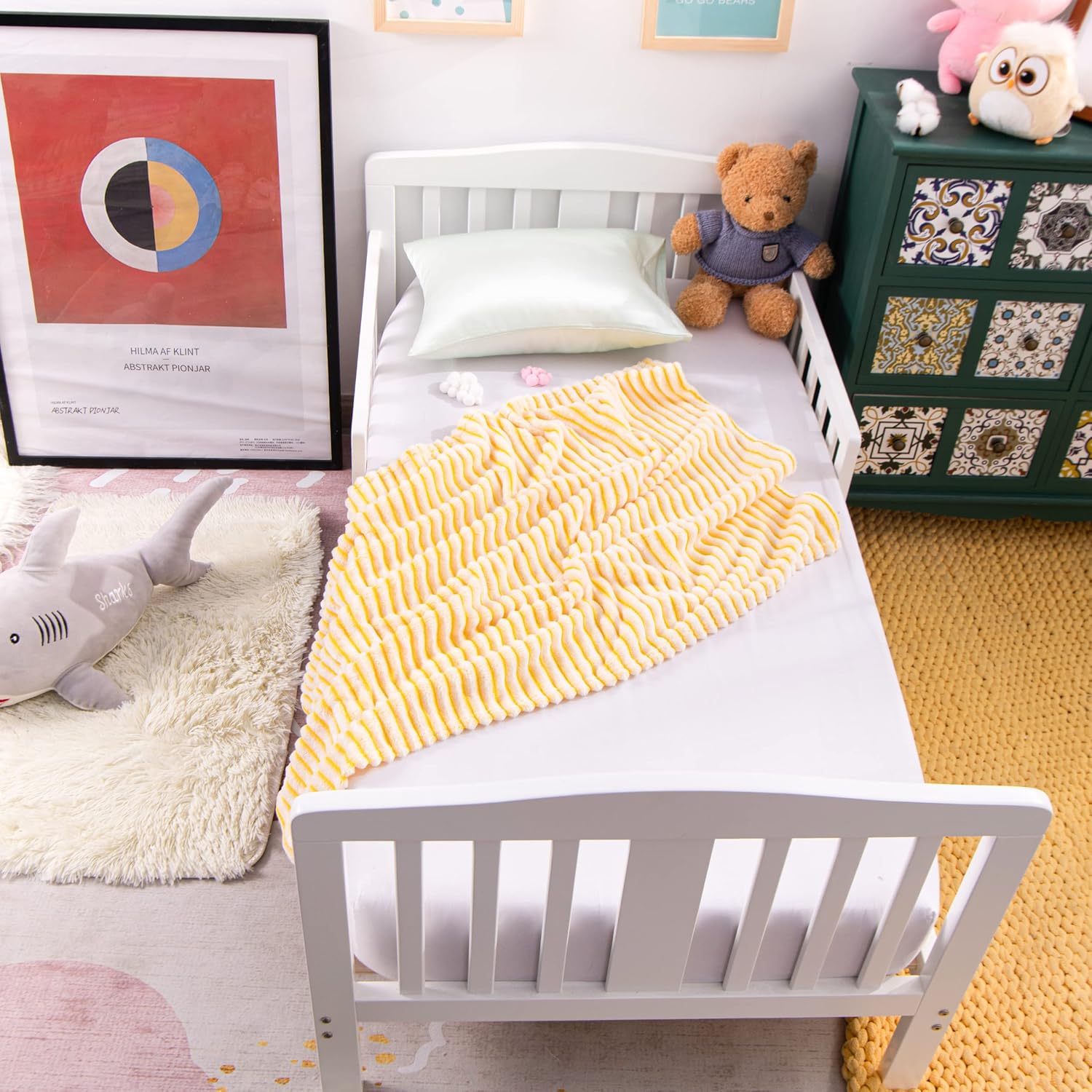 Soft Plush Flannel Baby Blanket, Warm Toddler Blanket for Crib & Stroller - Picture 158 of 238