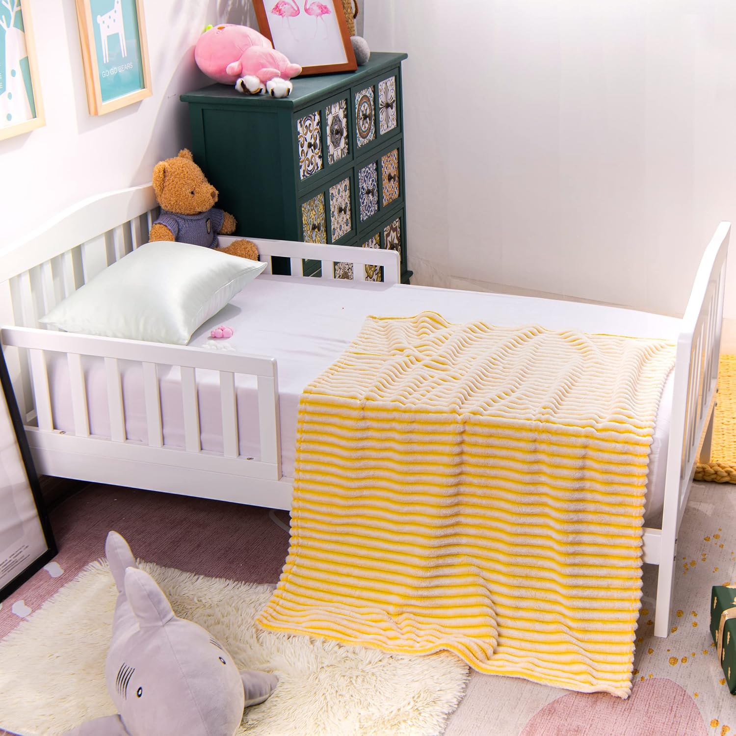 Soft Plush Flannel Baby Blanket, Warm Toddler Blanket for Crib & Stroller - Picture 159 of 238