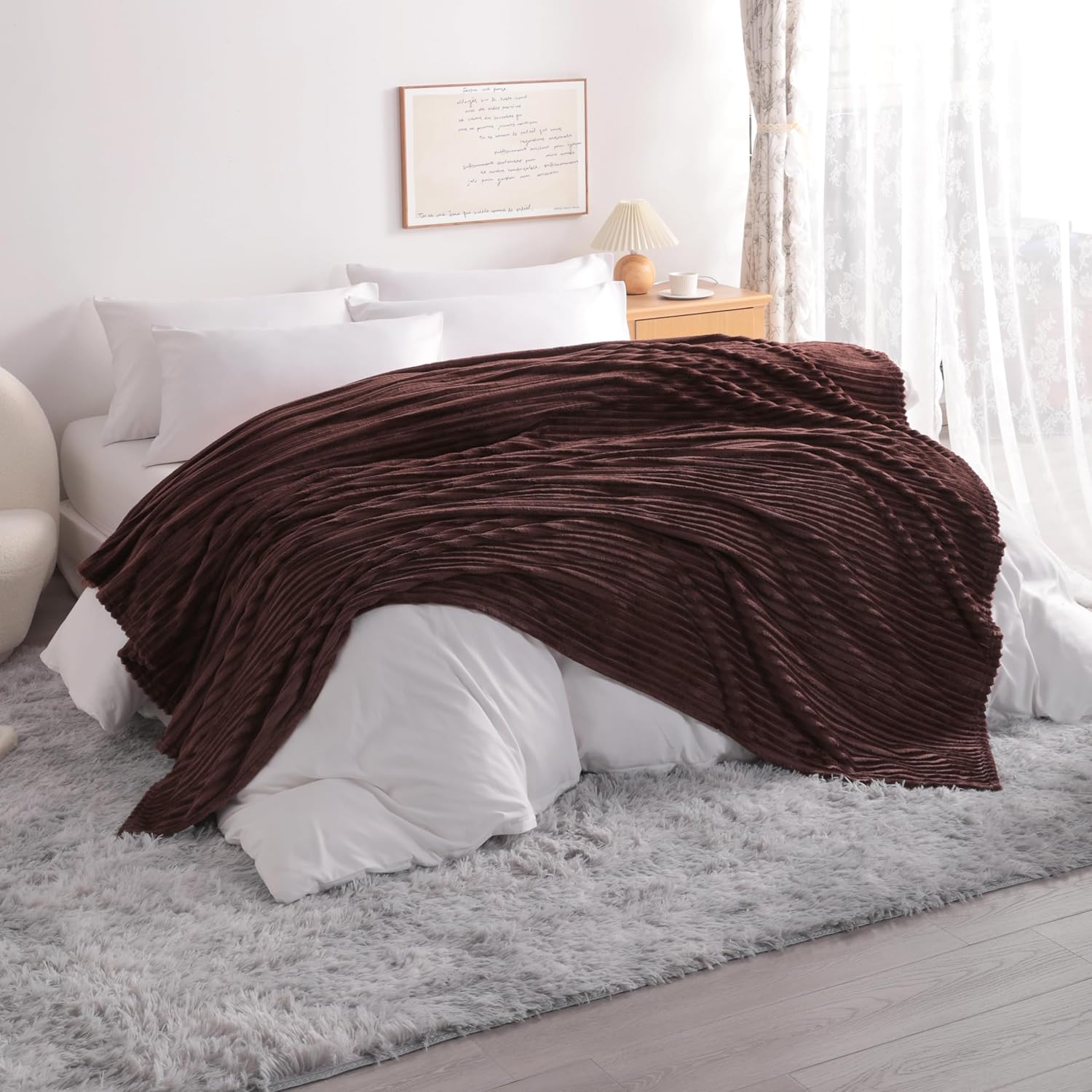 Soft Plush Flannel Baby Blanket, Warm Toddler Blanket for Crib & Stroller - Picture 167 of 238