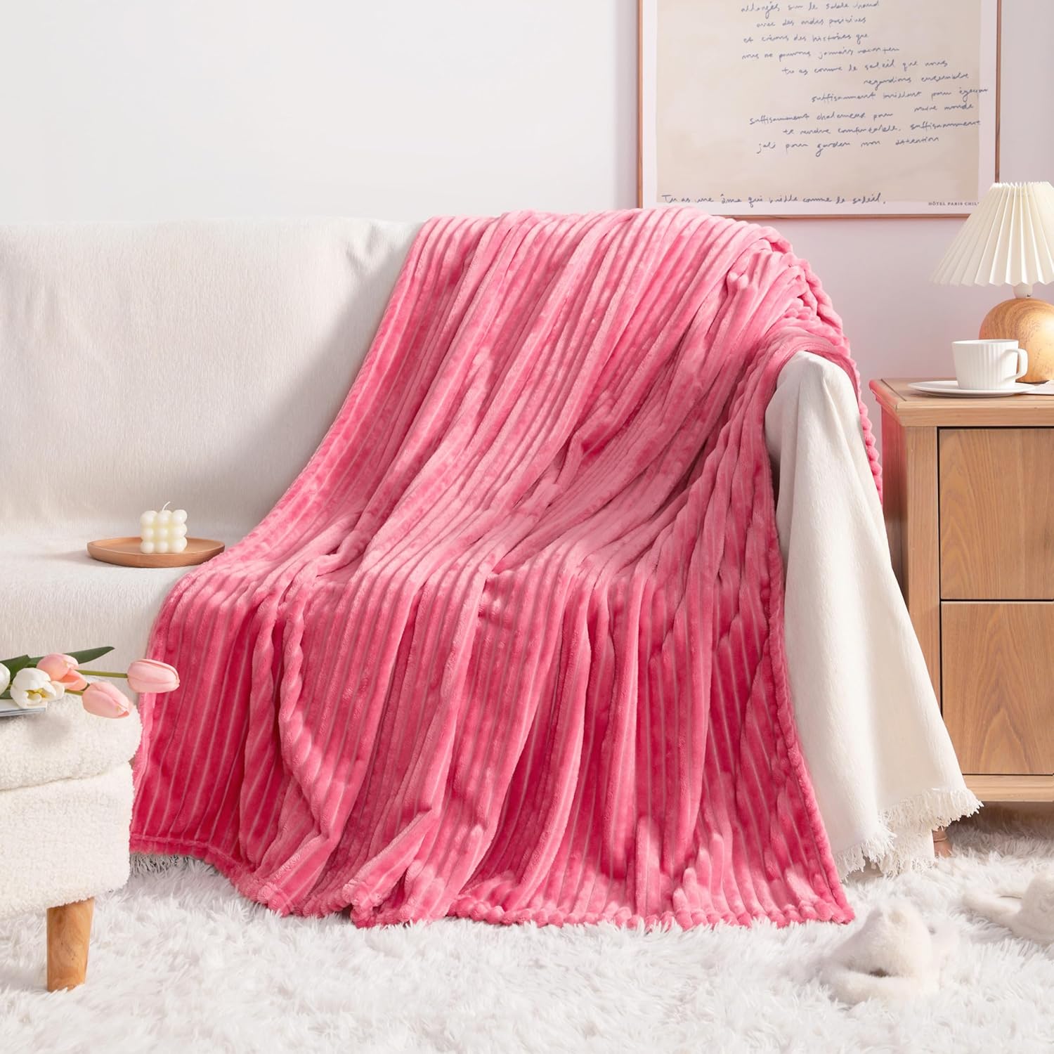 Soft Plush Flannel Baby Blanket, Warm Toddler Blanket for Crib & Stroller - Picture 176 of 238