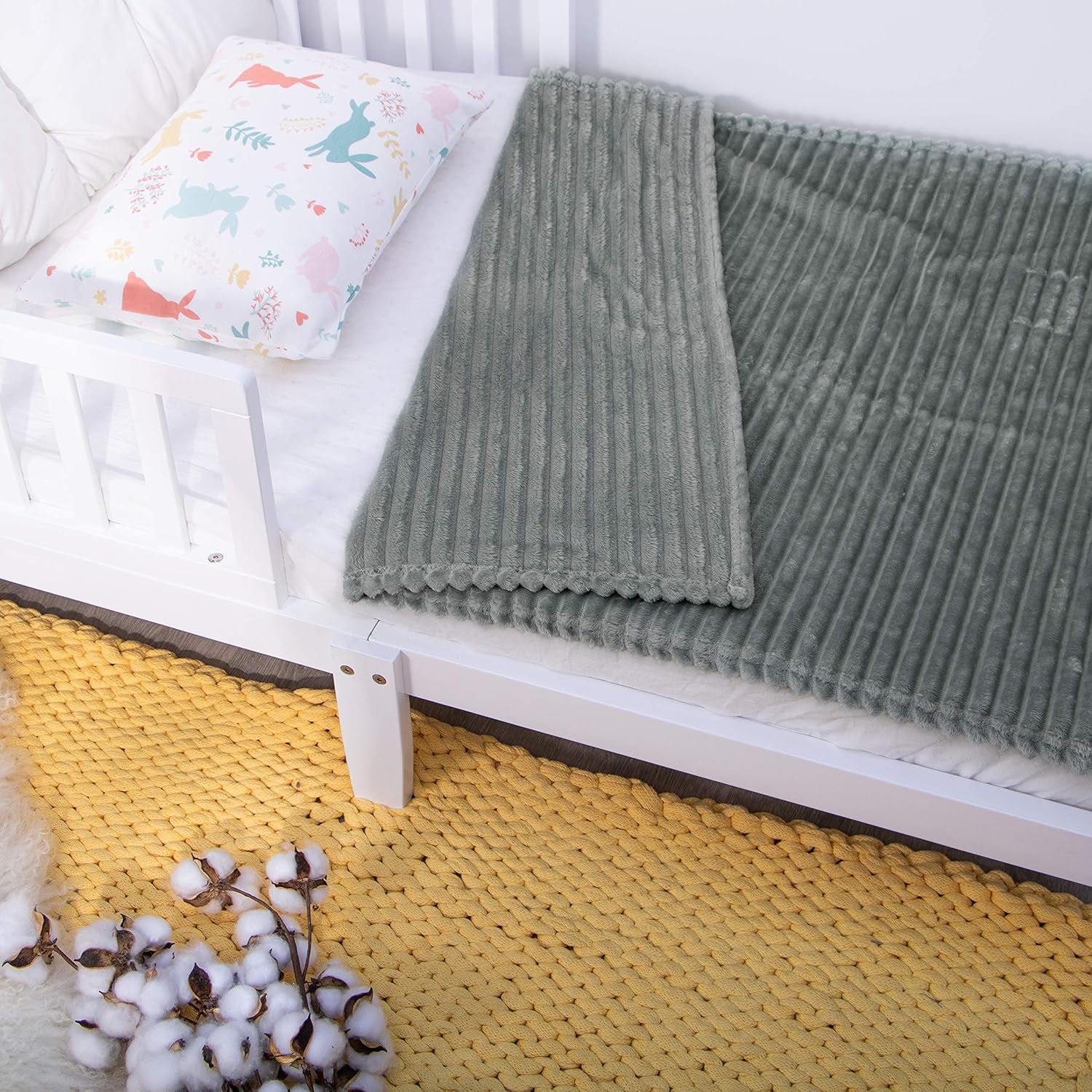 Soft Plush Flannel Baby Blanket, Warm Toddler Blanket for Crib & Stroller - Picture 202 of 238