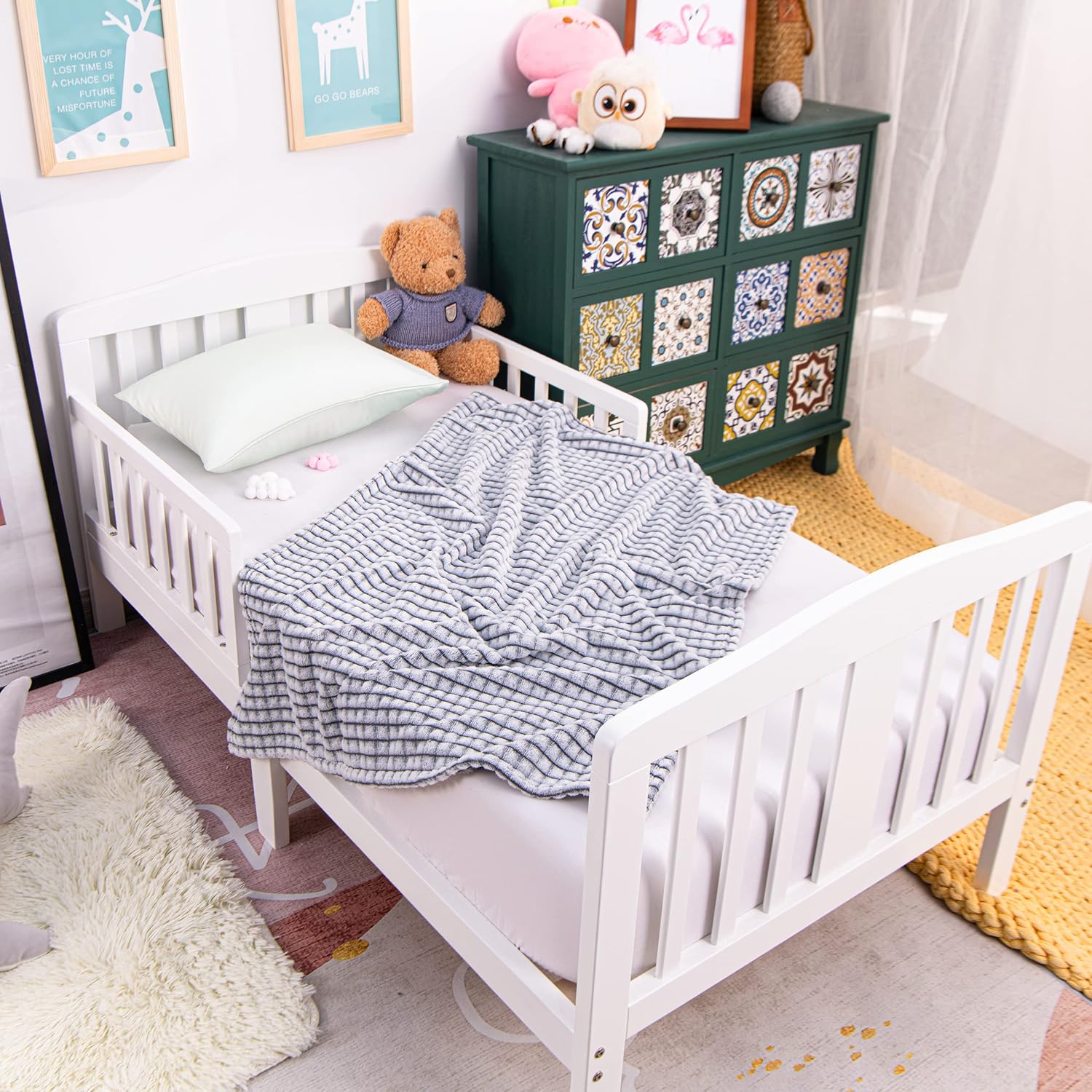 Soft Plush Flannel Baby Blanket, Warm Toddler Blanket for Crib & Stroller - Picture 215 of 238