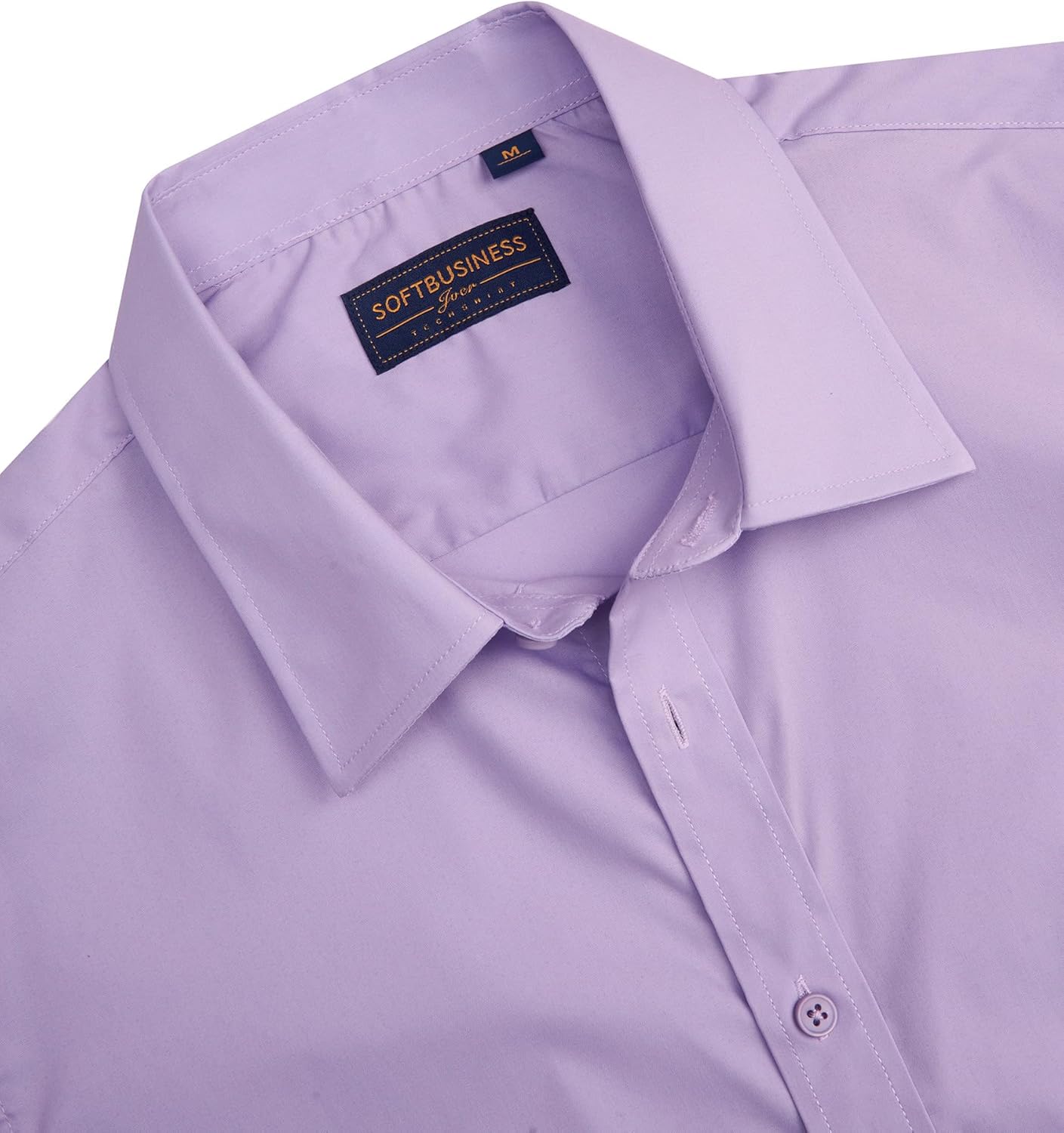 Herren Kurzarm Hemden Stretch Fleckenschutz Freizeit Button Down Hemden - Bild 41 von 94