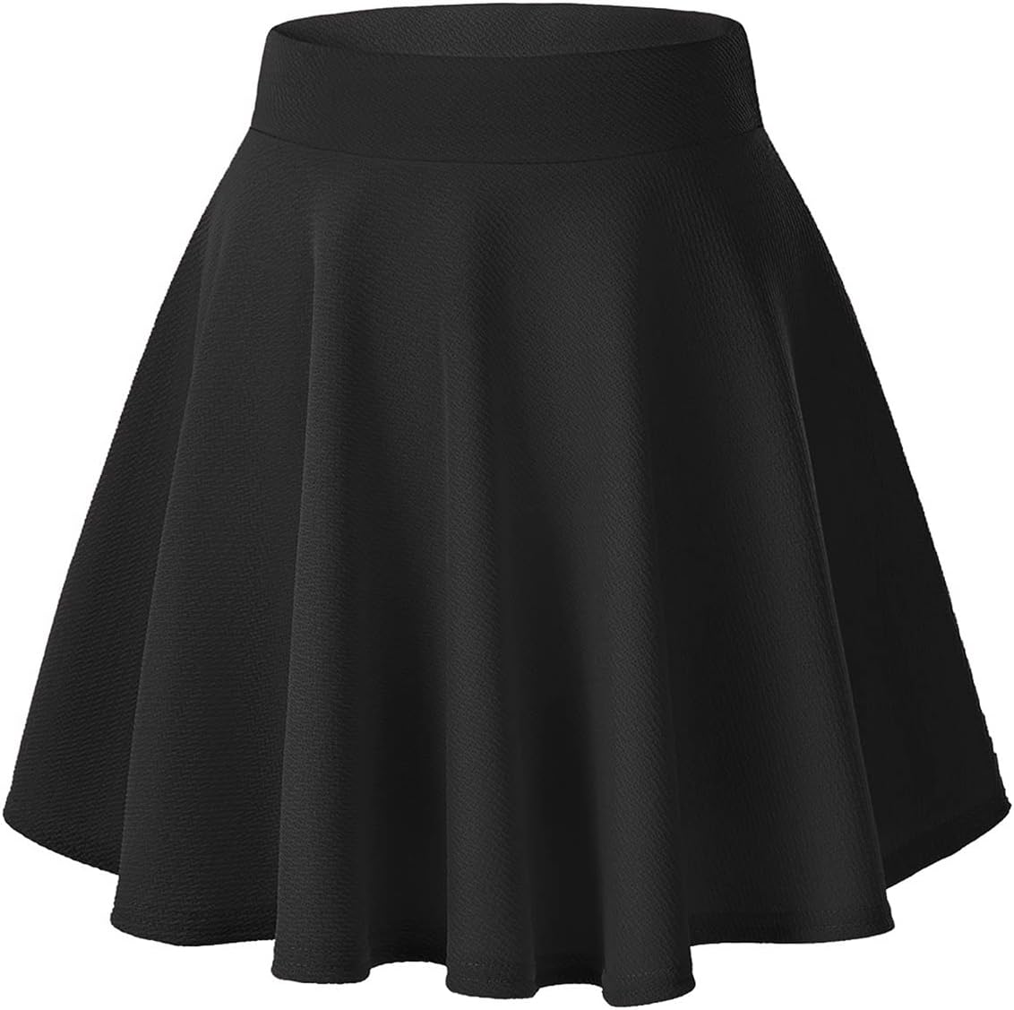 Damen Basic vielseitig dehnbar ausgestellt Freizeit Mini Skater Rock für Dating - Bild 21 von 113