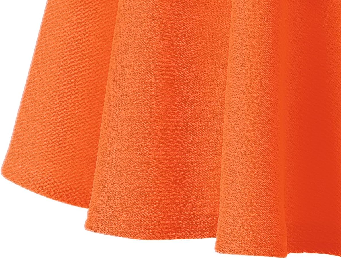 Damen Basic vielseitig dehnbar ausgestellt Freizeit Mini Skater Rock für Dating - Bild 40 von 113