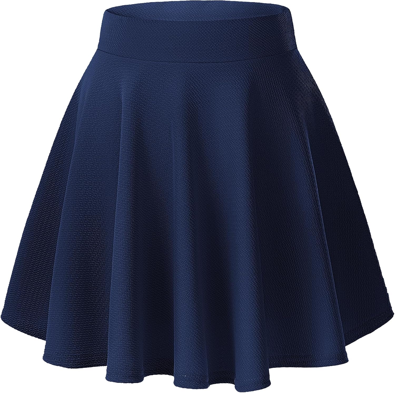 Damen Basic vielseitig dehnbar ausgestellt Freizeit Mini Skater Rock für Dating - Bild 41 von 113