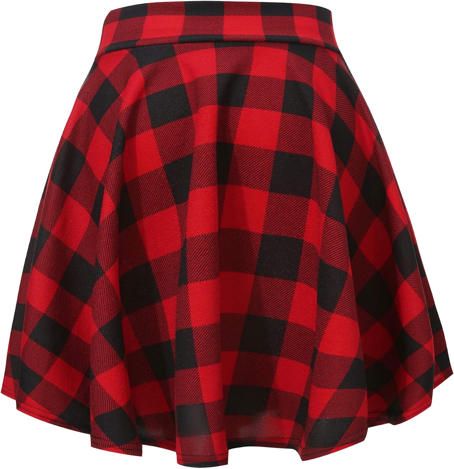 Damen Basic vielseitig dehnbar ausgestellt Freizeit Mini Skater Rock für Dating - Bild 94 von 113