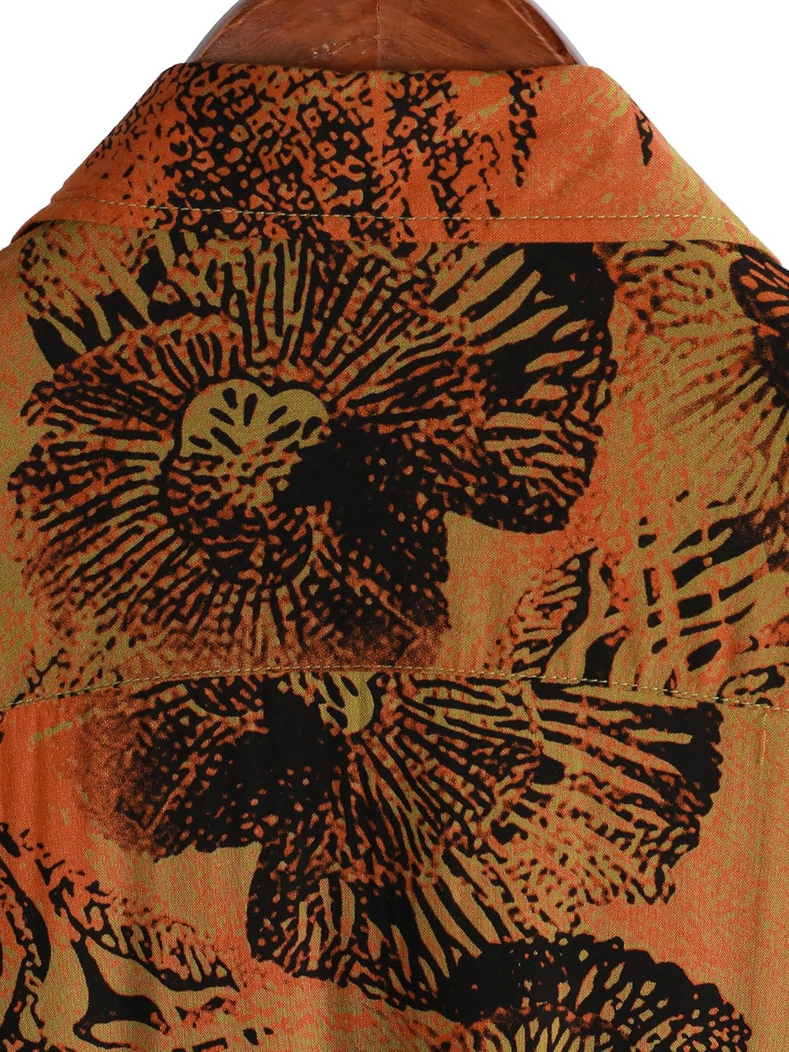 Herren Kurzarm Hawaiihemd - Freizeit Blumen Tropical Strandhemd - Bild 39 von 129