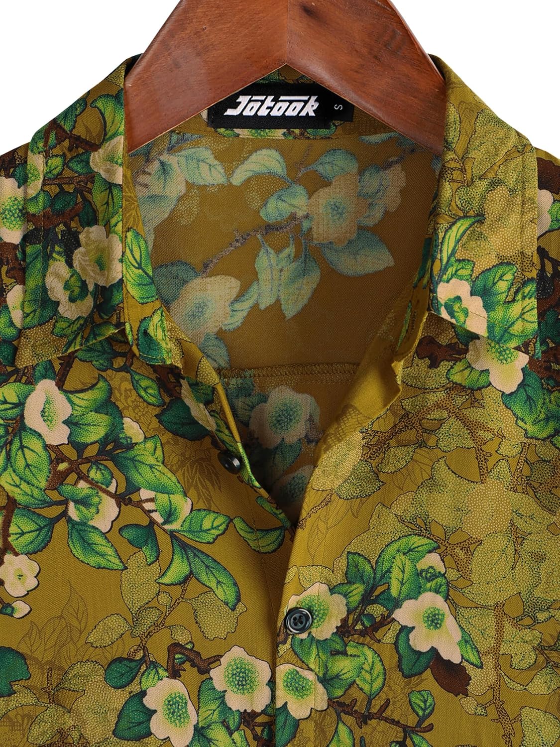 Herren Kurzarm Hawaiihemd - Freizeit Blumen Tropical Strandhemd - Bild 63 von 129