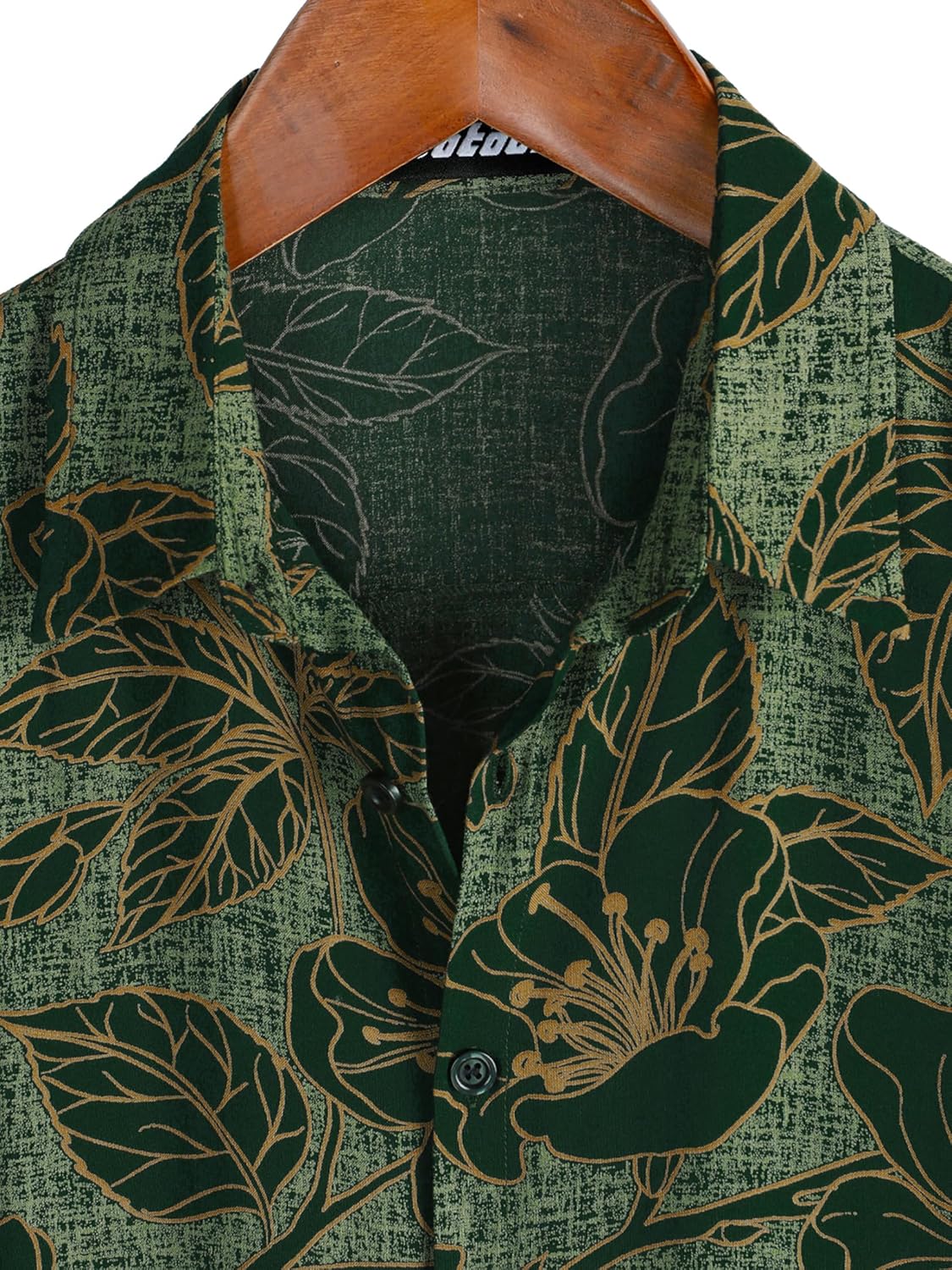 Herren Kurzarm Hawaiihemd - Freizeit Blumen Tropical Strandhemd - Bild 53 von 129