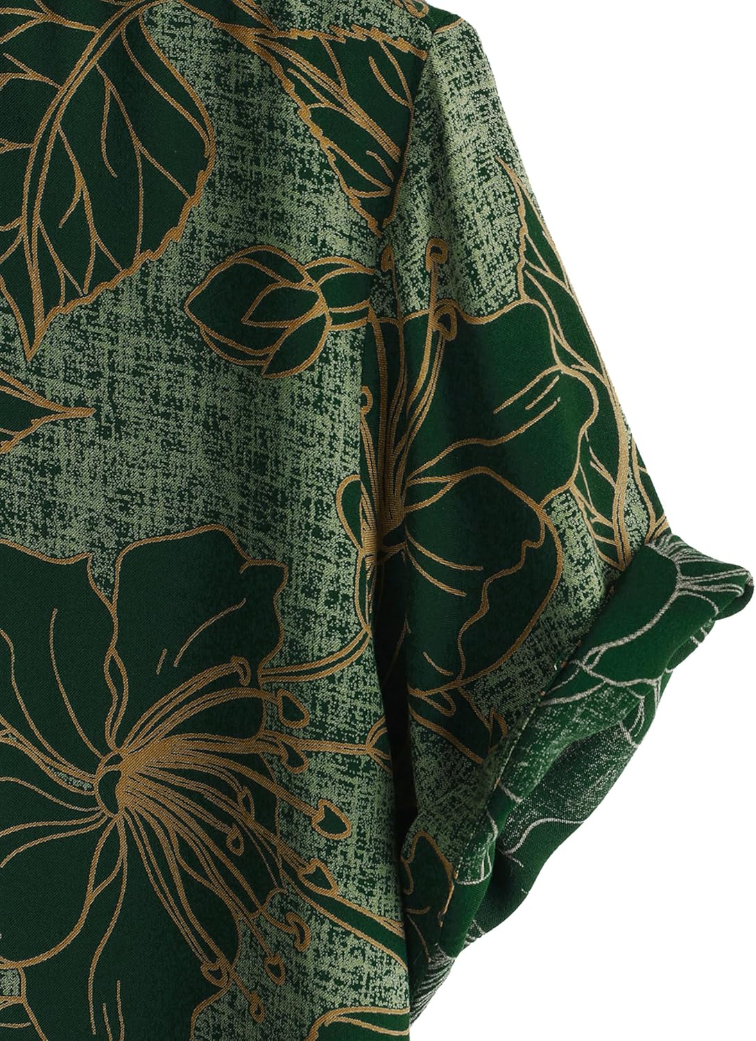 Herren Kurzarm Hawaiihemd - Freizeit Blumen Tropical Strandhemd - Bild 54 von 129