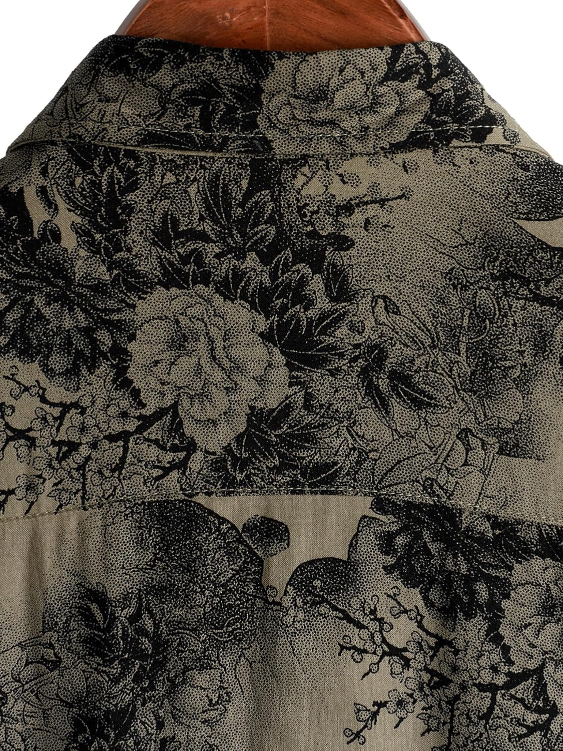 Herren Kurzarm Hawaiihemd - Freizeit Blumen Tropical Strandhemd - Bild 75 von 129