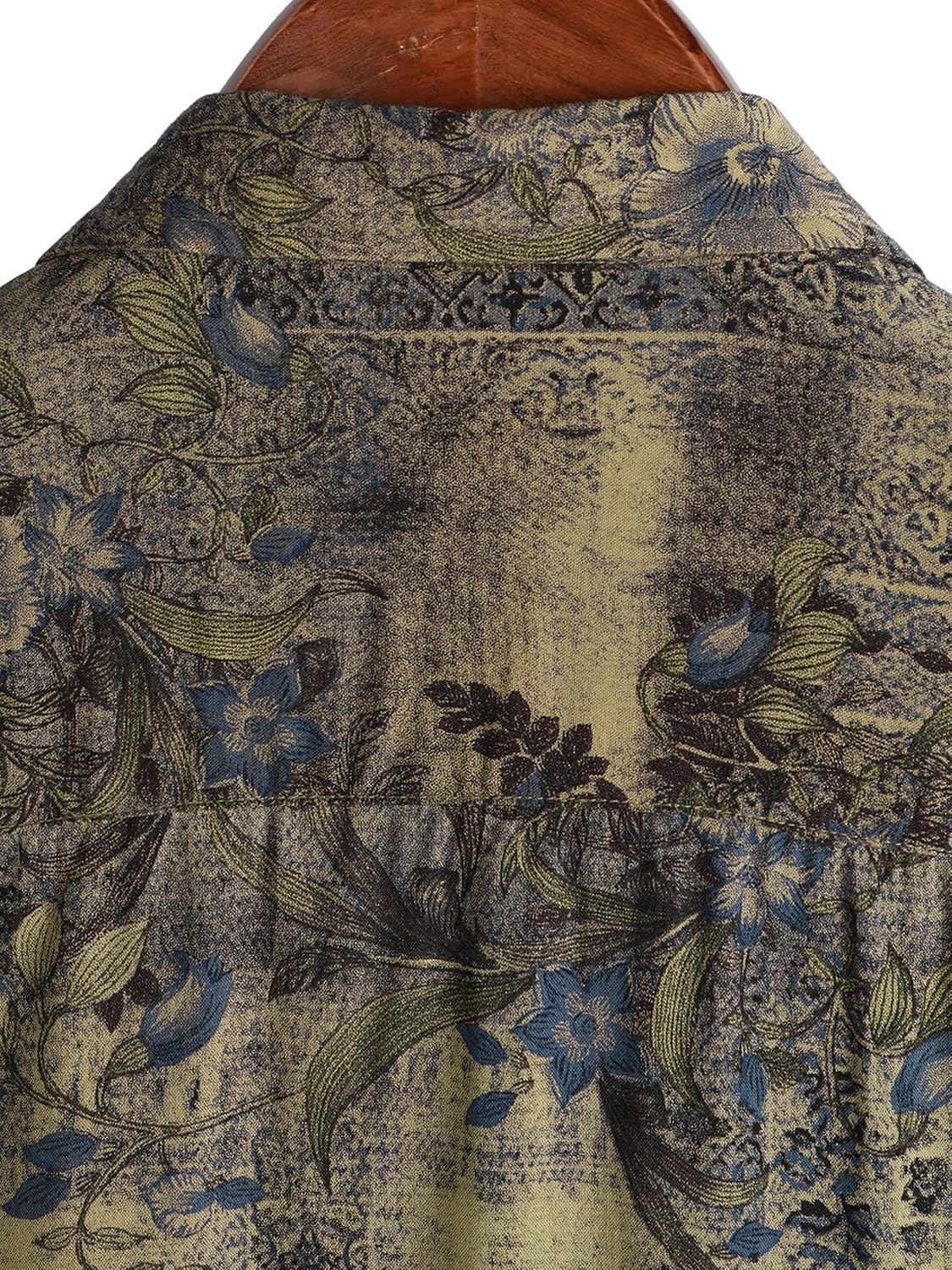 Herren Kurzarm Hawaiihemd - Freizeit Blumen Tropical Strandhemd - Bild 80 von 129