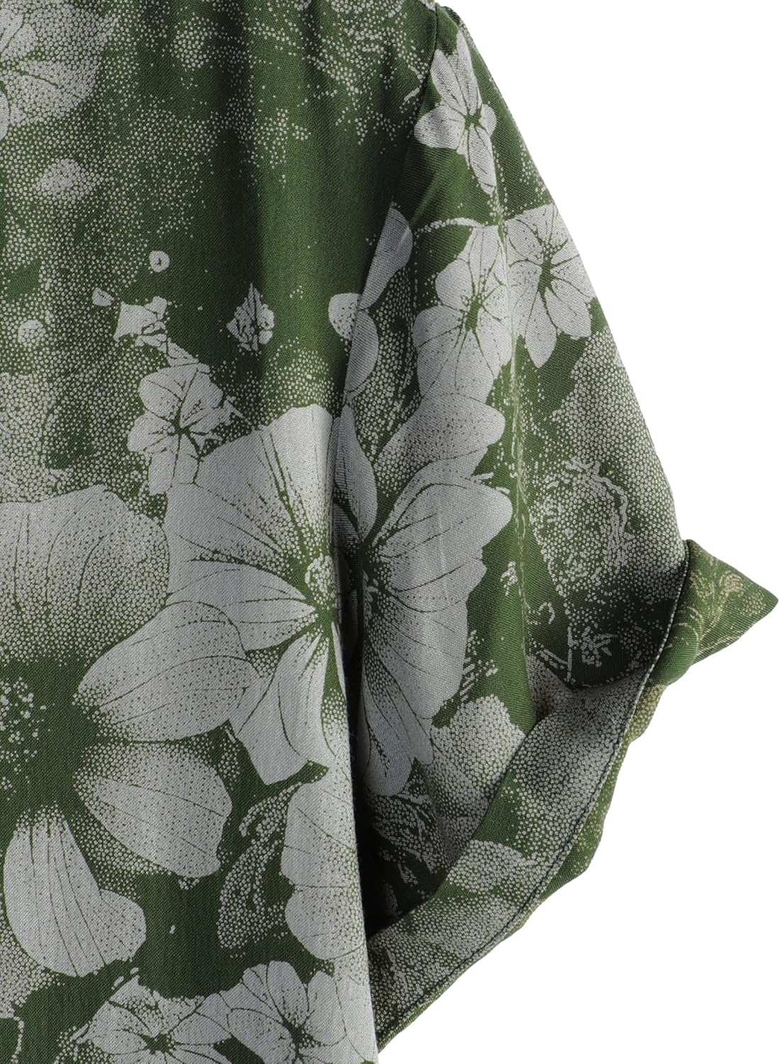 Herren Kurzarm Hawaiihemd - Freizeit Blumen Tropical Strandhemd - Bild 84 von 129