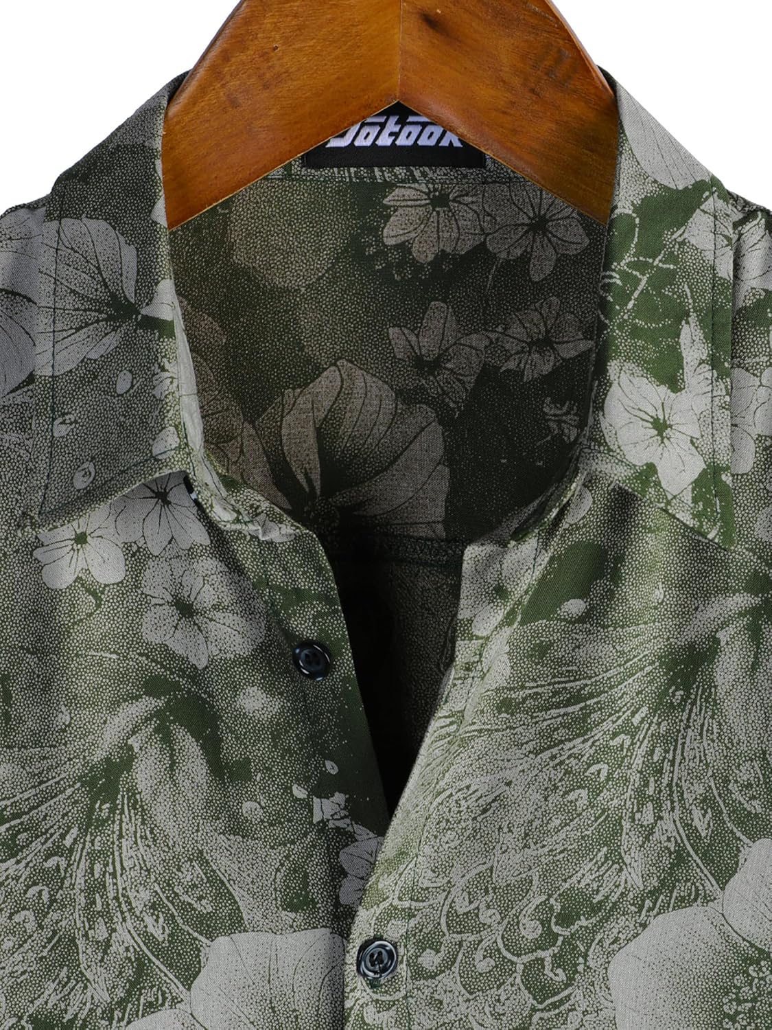 Herren Kurzarm Hawaiihemd - Freizeit Blumen Tropical Strandhemd - Bild 87 von 129
