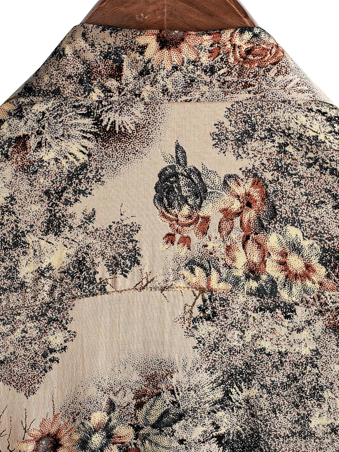 Herren Kurzarm Hawaiihemd - Freizeit Blumen Tropical Strandhemd - Bild 99 von 129