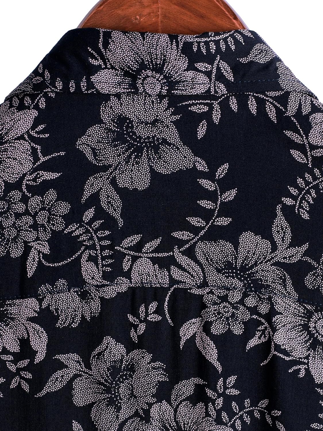 Herren Kurzarm Hawaiihemd - Freizeit Blumen Tropical Strandhemd - Bild 105 von 129