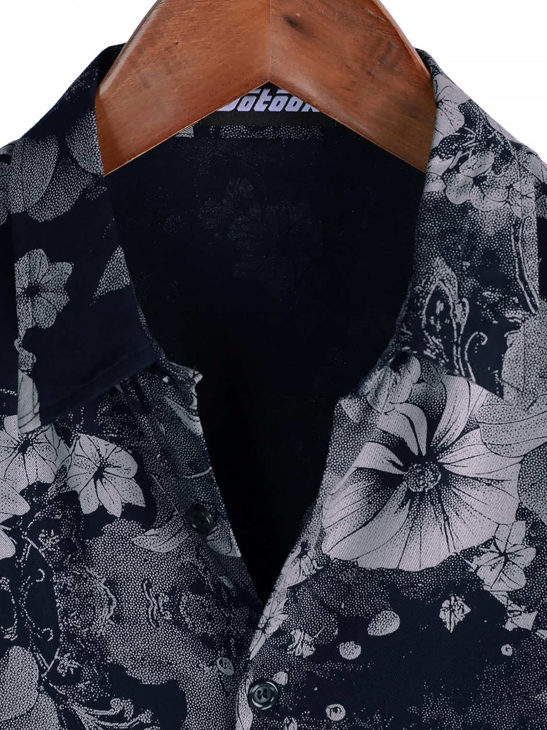 Herren Kurzarm Hawaiihemd - Freizeit Blumen Tropical Strandhemd - Bild 108 von 129