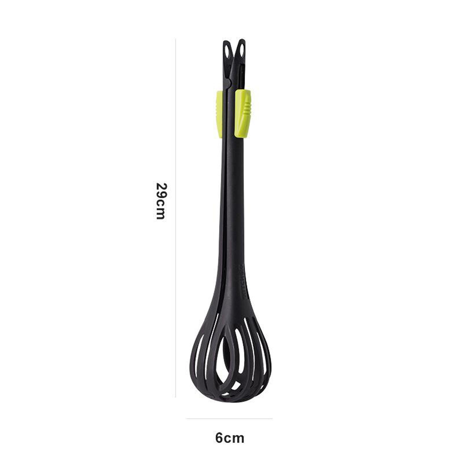 1pcs Egg Beater 2-in-1 Multi-Functional Egg Whisk Food Tong Milk Stirrer Noodles - Bild 25 von 27