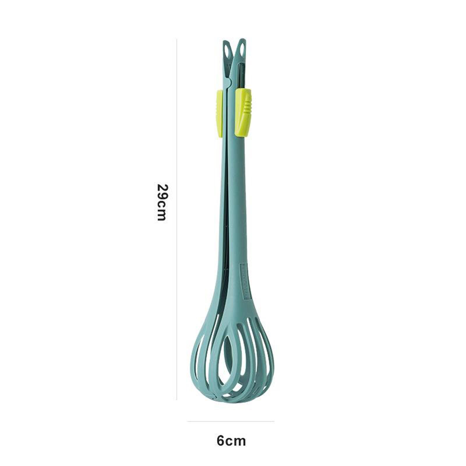 1pcs Egg Beater 2-in-1 Multi-Functional Egg Whisk Food Tong Milk Stirrer Noodles - Bild 26 von 27