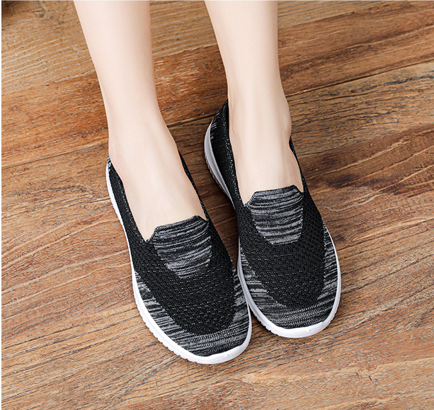 Breathable Knitting Flats Shoes Slip-on Soft Bottom Sneakers Light Soft Non-slip - Picture 16 of 16